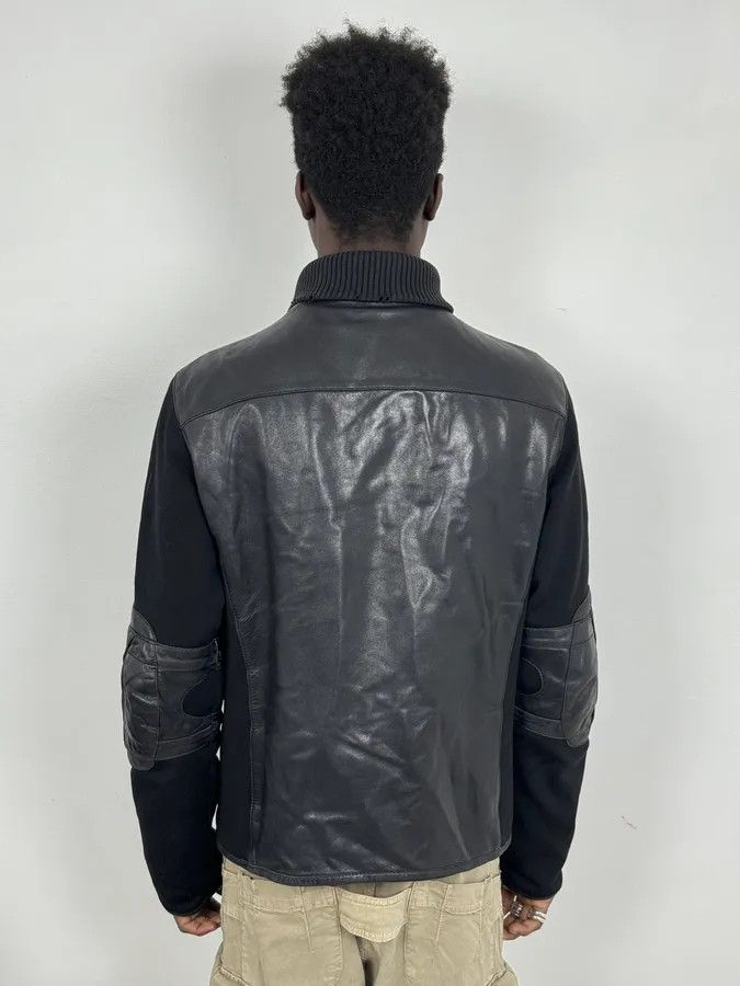 Prada 2000s Prada Hybrid Premium Biker Leather Jacket Size US M / EU 48-50 / 2 - 3 Thumbnail