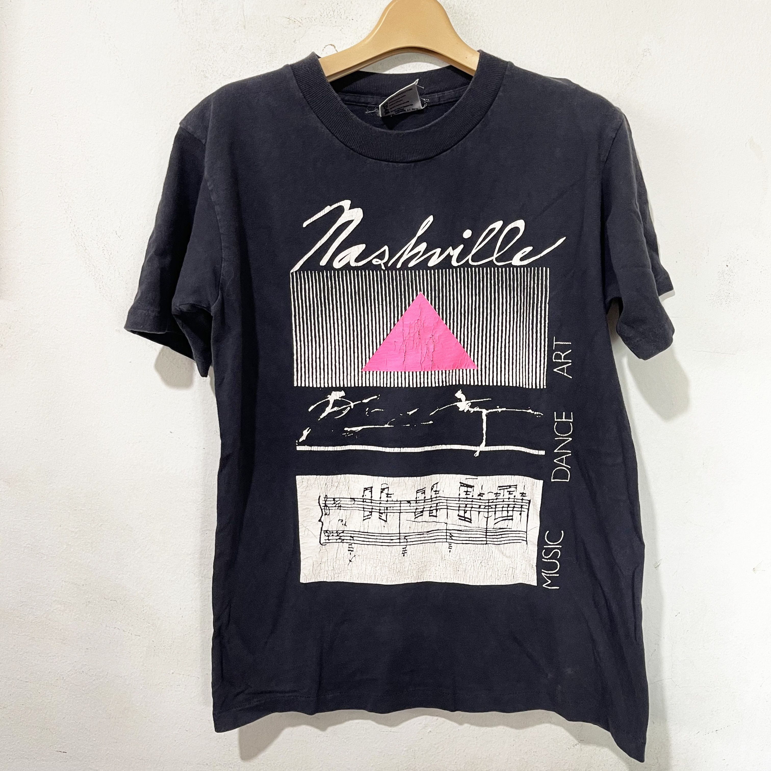 Vintage Vintage 90s Nashville Art Dance Music T-Shirt Size US M / EU 48-50 / 2 - 1 Thumbnail