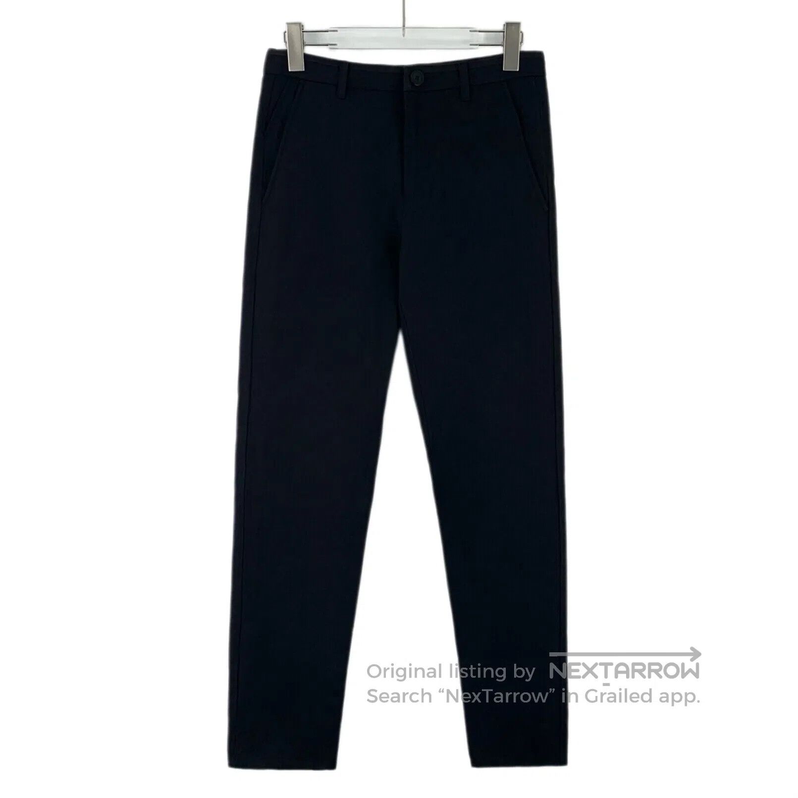 Giorgio Armani Giorgio Armani size XS Black Cotton Casual Trousers| Size US 28 / EU 44 - 1 Thumbnail