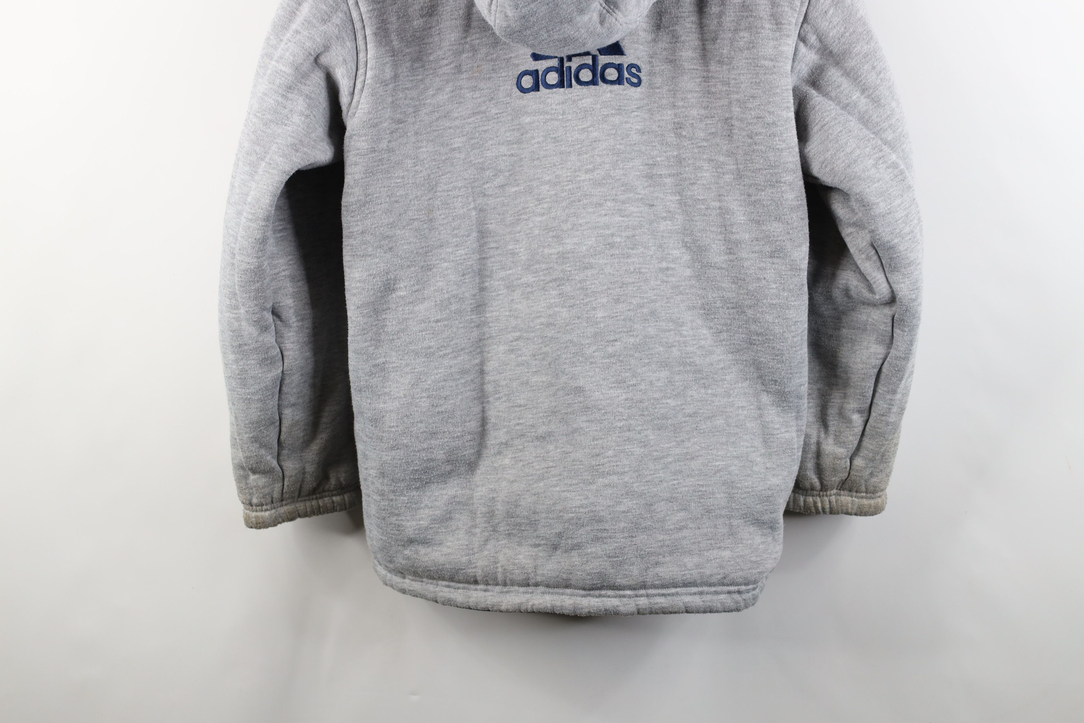 Adidas × Vintage Vintage Y2K 2003 Adidas Striped Reversible Hooded Jacket Size L / US 10 / IT 46 - 16 Thumbnail