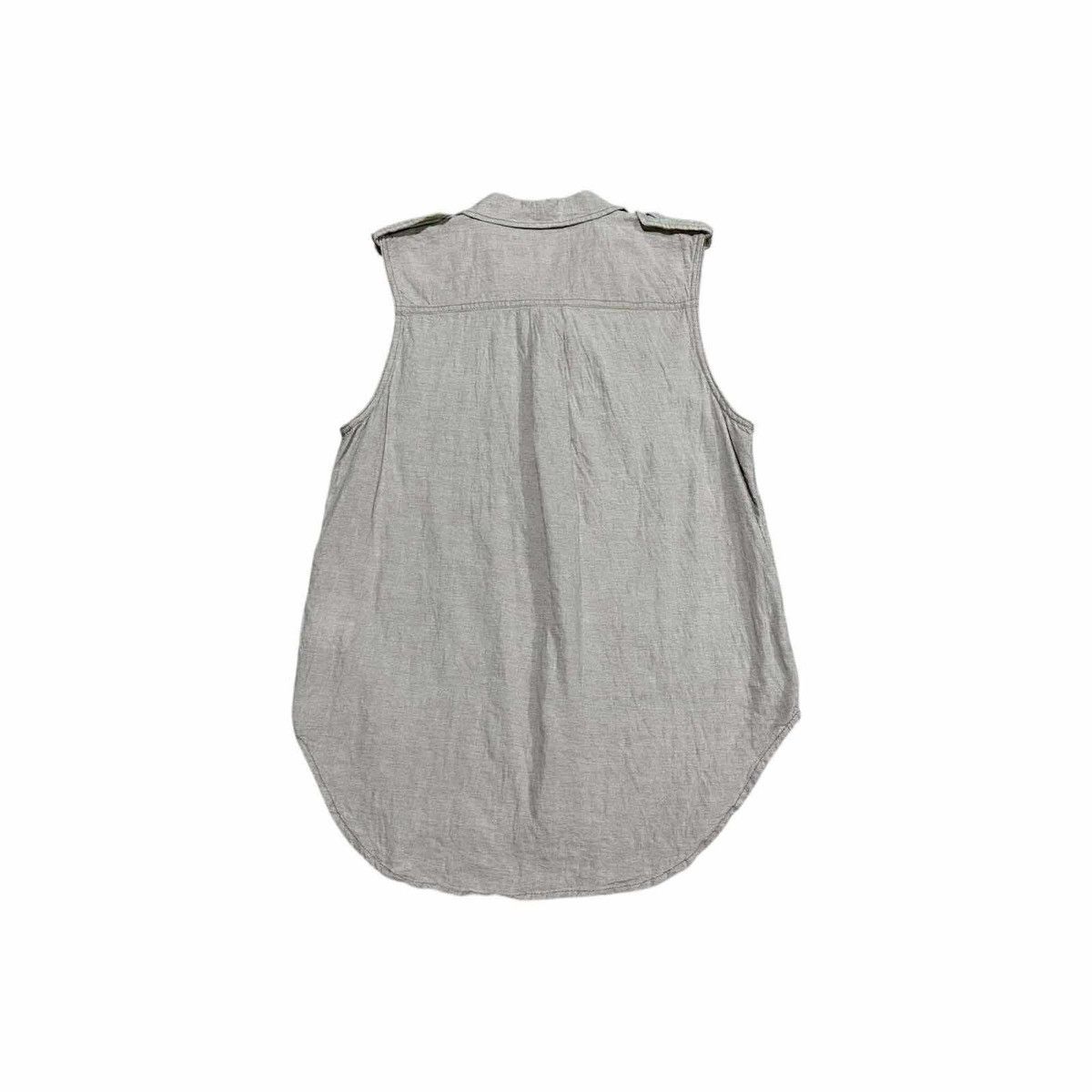 Japanese Brand 🔥Y2K Archived G.O.A Military Cargo Linen Sleeveless Shirt Size US M / EU 48-50 / 2 - 7 Thumbnail