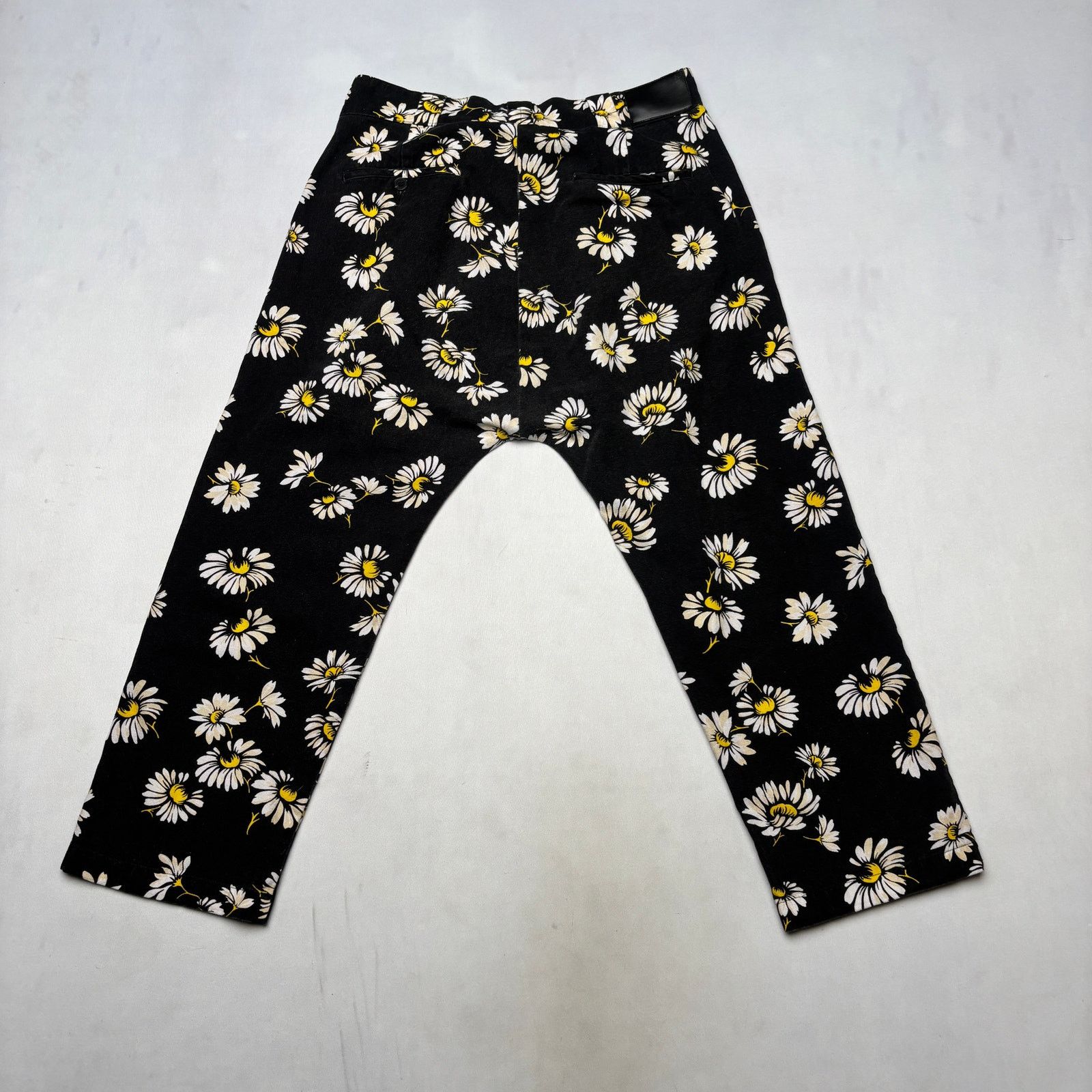 R13 R13 Daisy On Black Workwear Drop Pants Women's 26 Size 26" / US 2 / IT 38 - 3 Thumbnail
