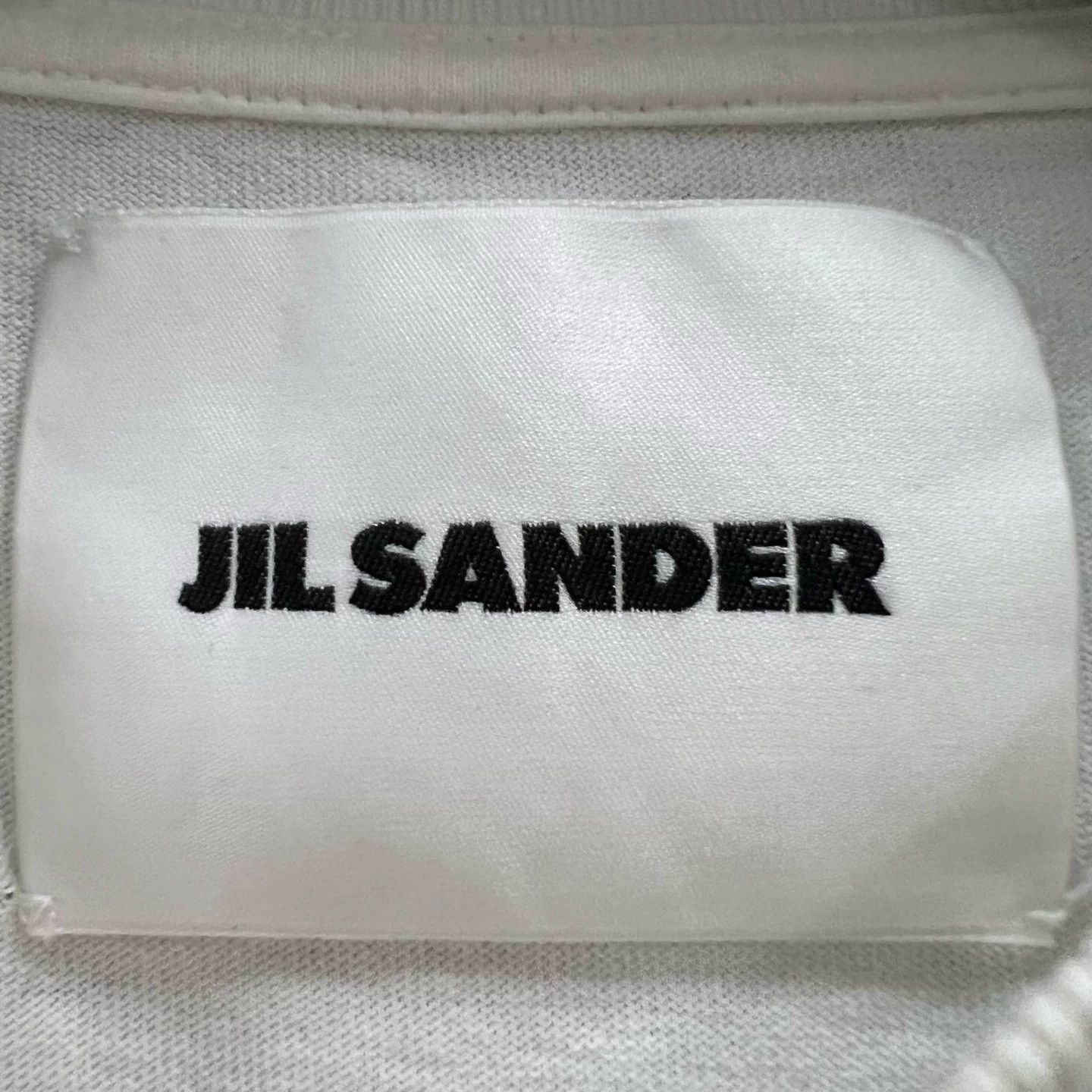 Jil Sander JIL SANDER White Logo Print Short Sleeve Size US S / EU 44-46 / 1 - 2 Thumbnail