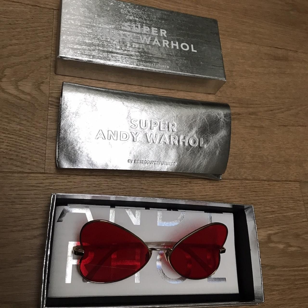 Retrosuperfuture Preloved Retrosuperfuture x Andy Warhol Tinted Sunglasses Size ONE SIZE - 4 Thumbnail
