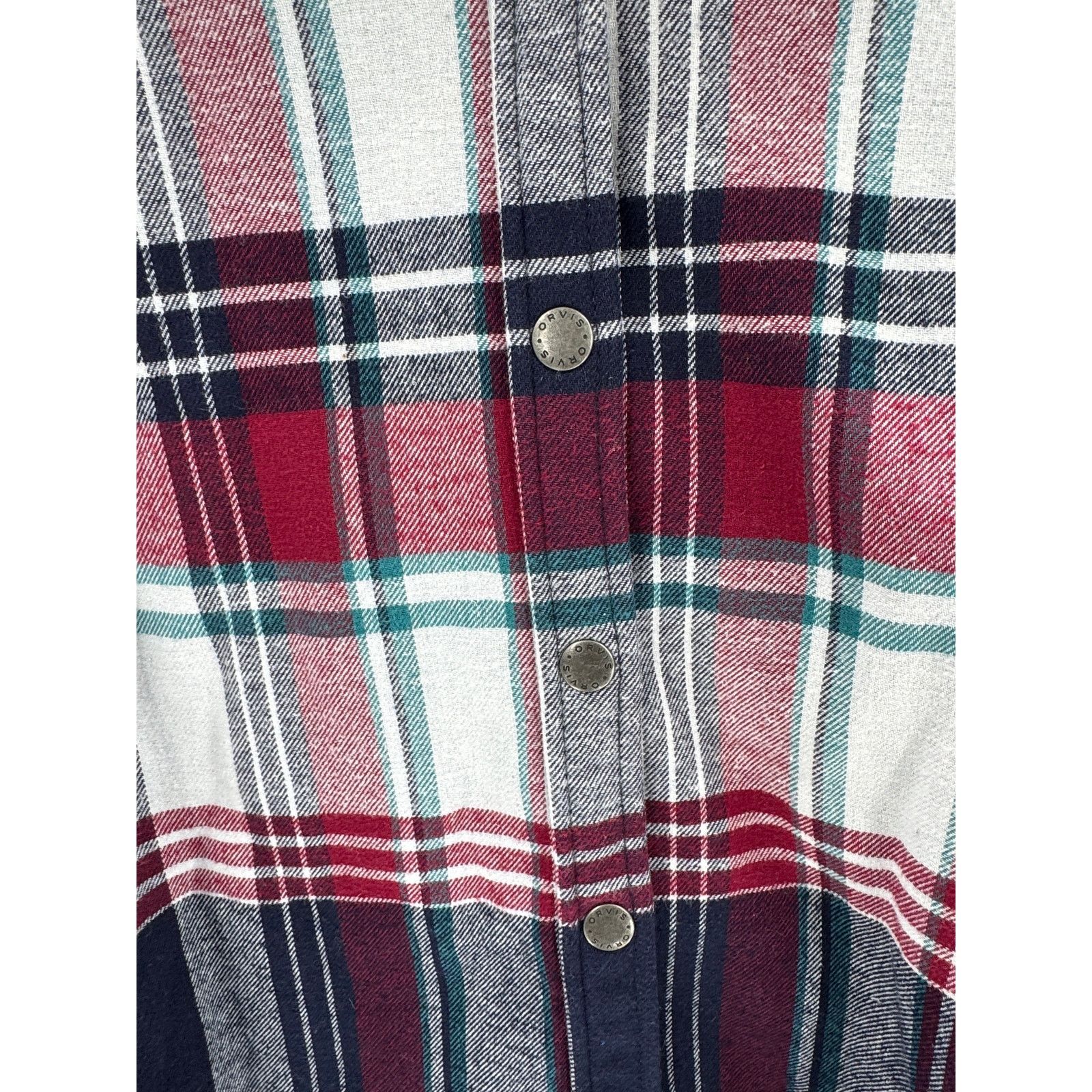 Orvis Orvis Pinnacle fleece-lined flannel shacket red navy green Size S / US 4 / IT 40 - 10 Thumbnail