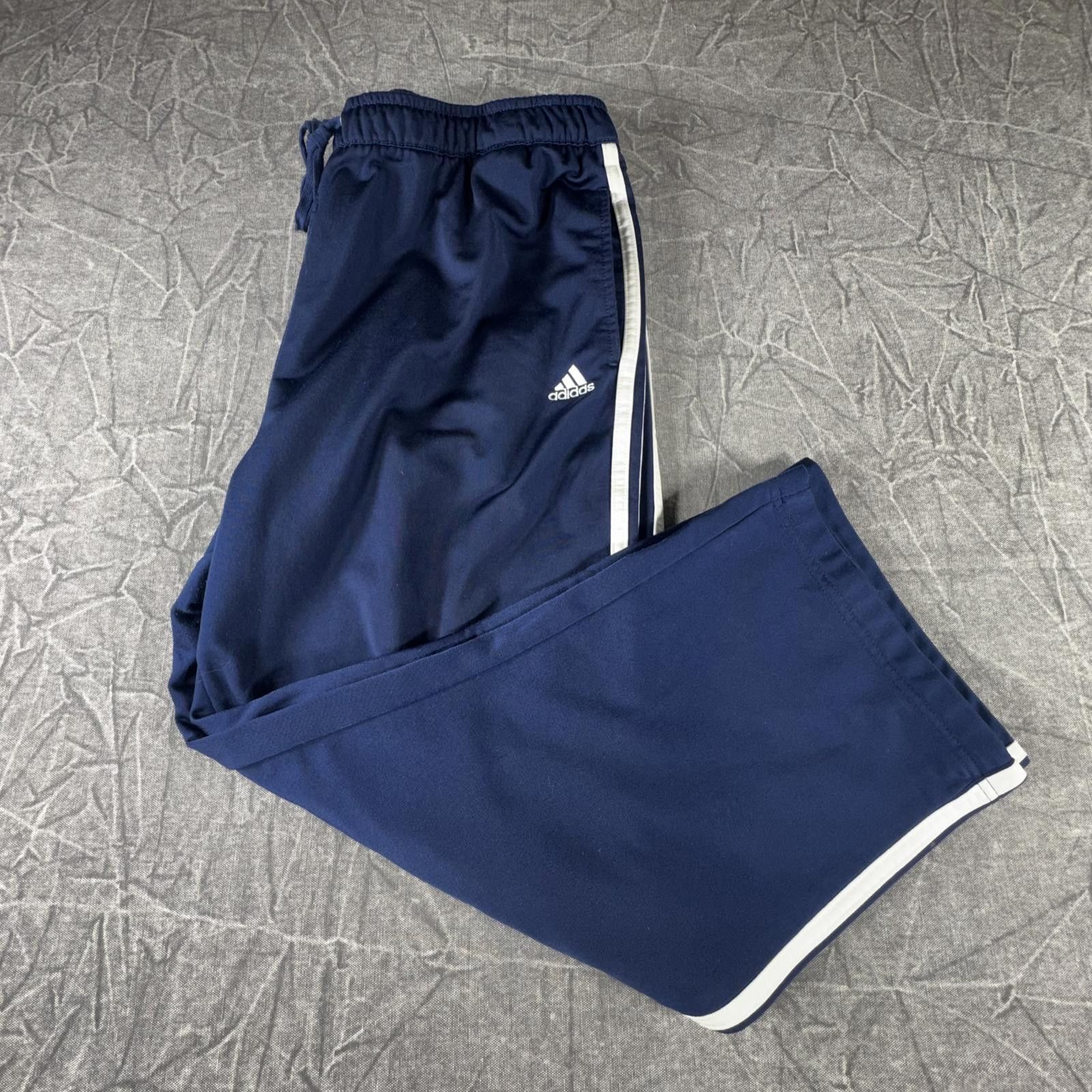 Adidas Adidas Pants Men's XL Blue White Track VTG 2000s Size US 36 / EU 52 - 1 Thumbnail