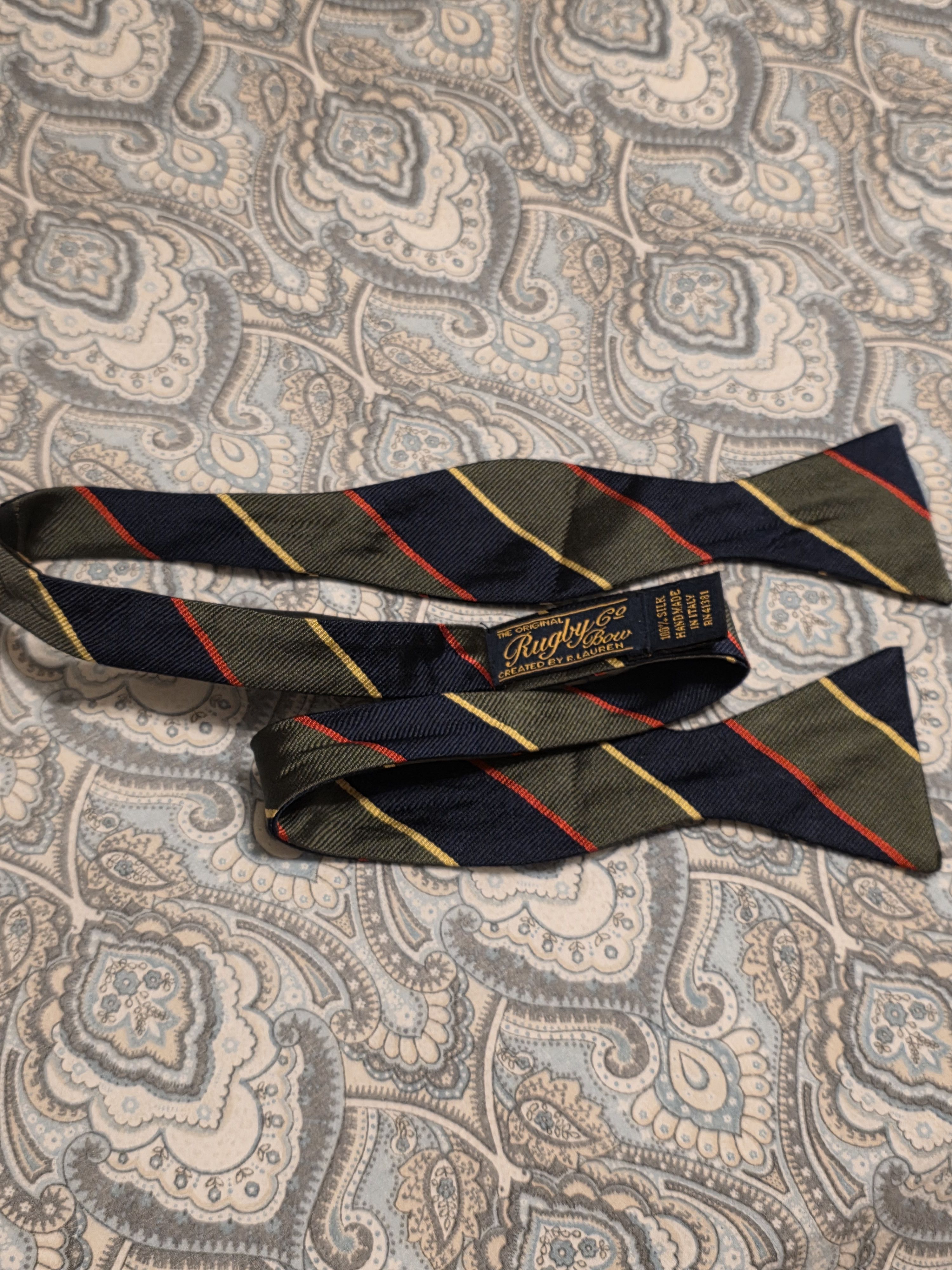 Rugby Ralph Lauren VINTAGE RUGBY PREPPY BOWTIE Size ONE SIZE - 3 Thumbnail