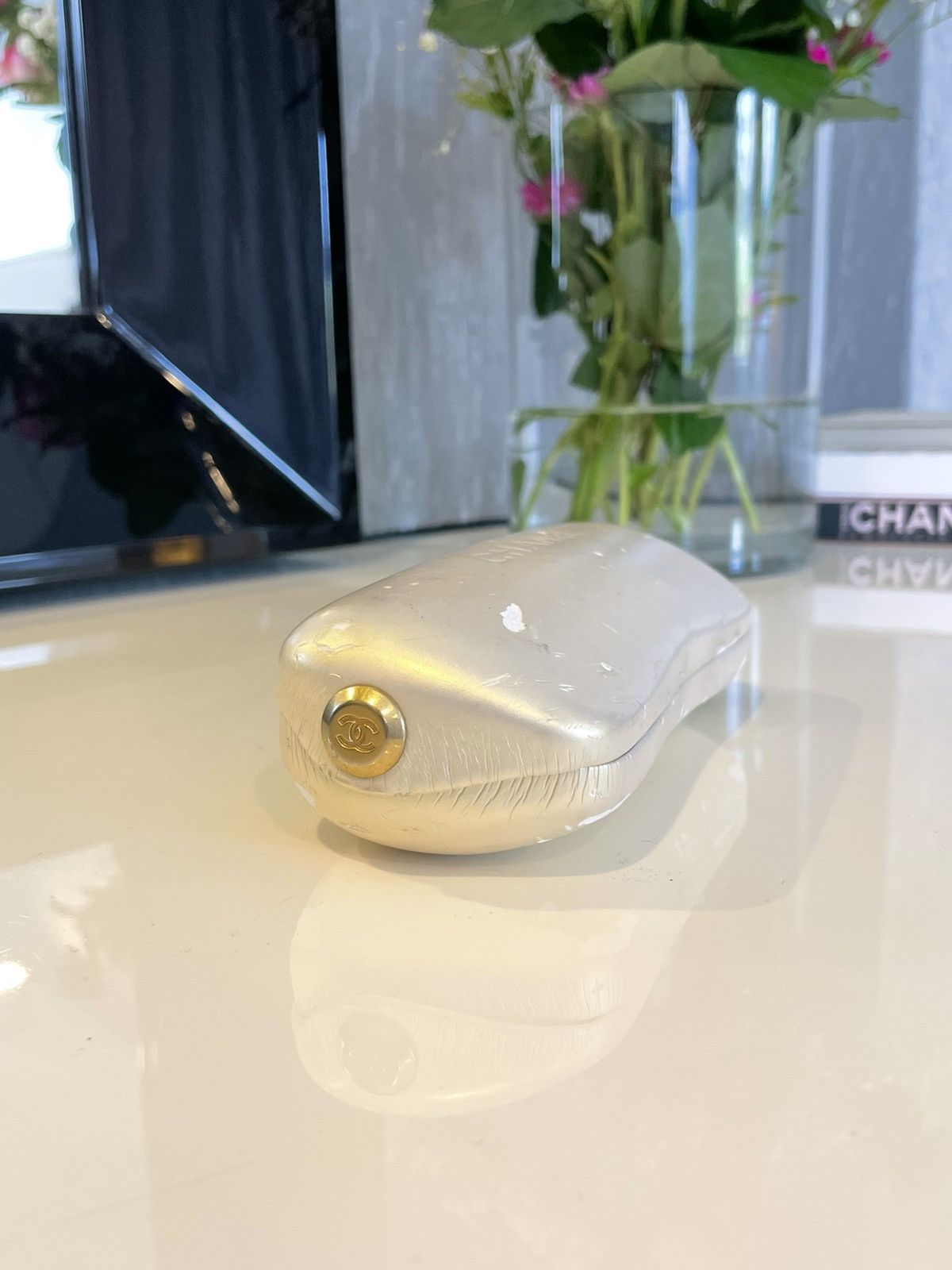 Chanel × Vintage 🔥ULTRA RARE🔥 Chanel Pink Vintage Sunglasses Size ONE SIZE - 13 Thumbnail