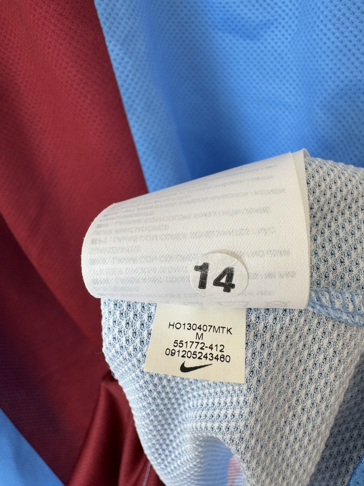 Nike Trabzonspor 2013-2014 Home Soccer Jersey Nike Football Shirt Size US M / EU 48-50 / 2 - 15 Thumbnail
