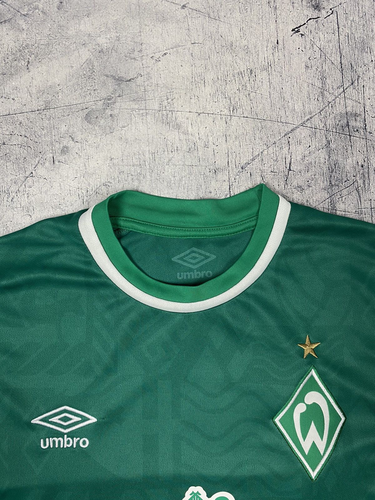 Umbro × Vintage UMBRO FC WERDER BREMEN 2019/2020 SOCCER JERSEY Size US S / EU 44-46 / 1 - 7 Thumbnail