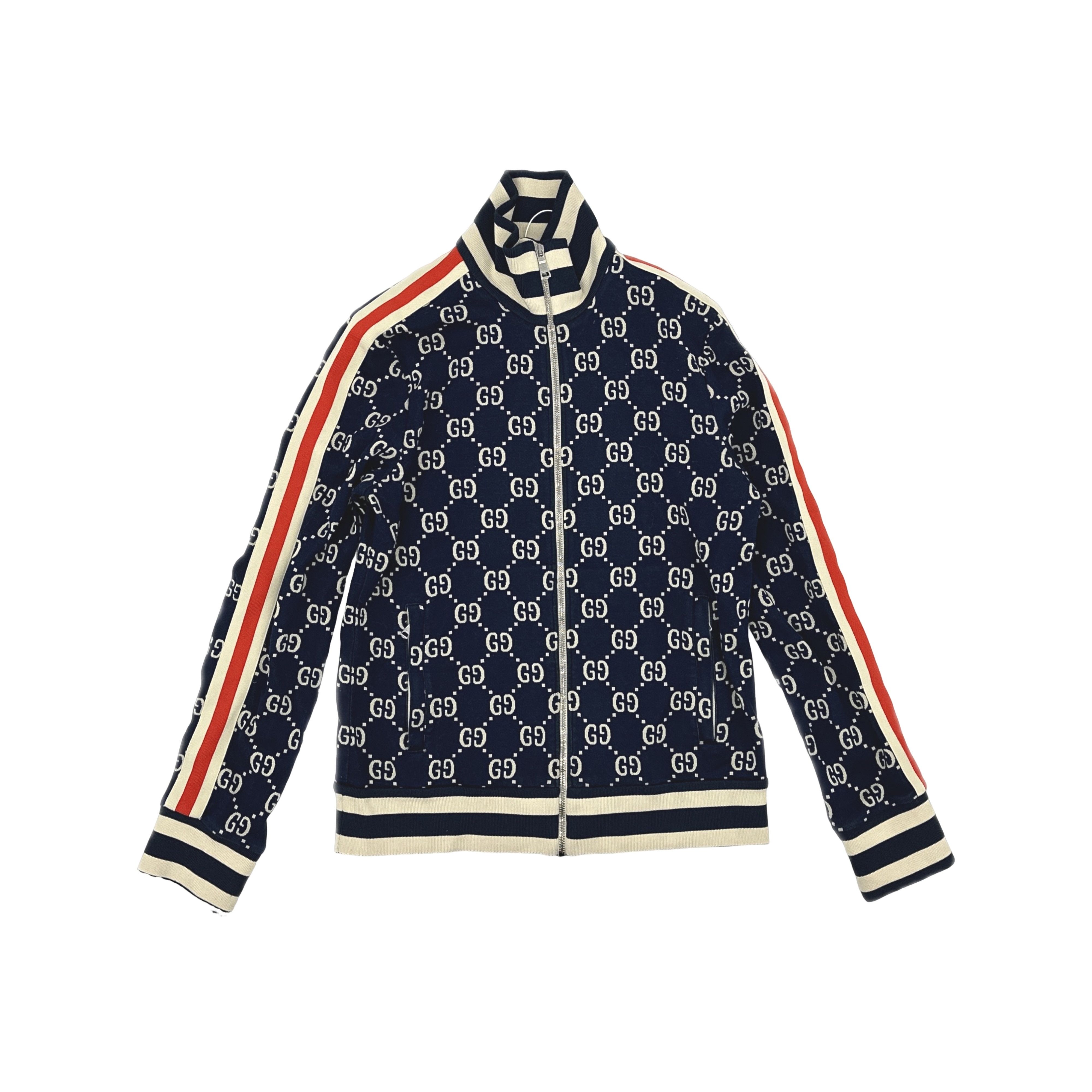 Gucci Gucci GG Monogram Jacquard Track Jacket Size M Size US M / EU 48-50 / 2 - 1 Thumbnail