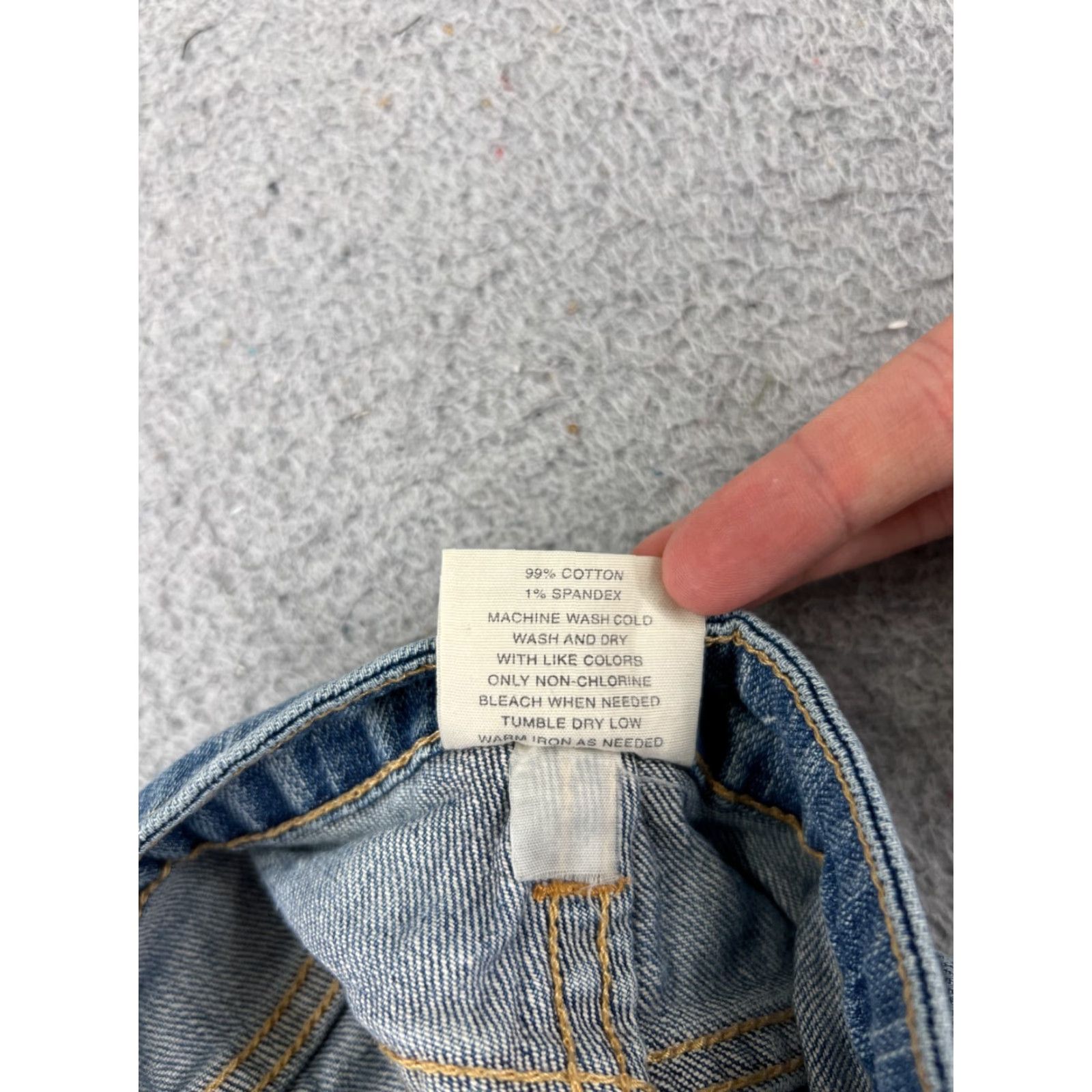 Banana Republic VINTAGE Banana Republic Women's Jeans Pants Bootcut Light Wash Low Rise 26x30 Denim Size 26" / US 2 / IT 38 - 7 Thumbnail