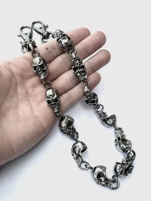VIBE Skull Linked Waist Chain Size ONE SIZE - 2 Thumbnail