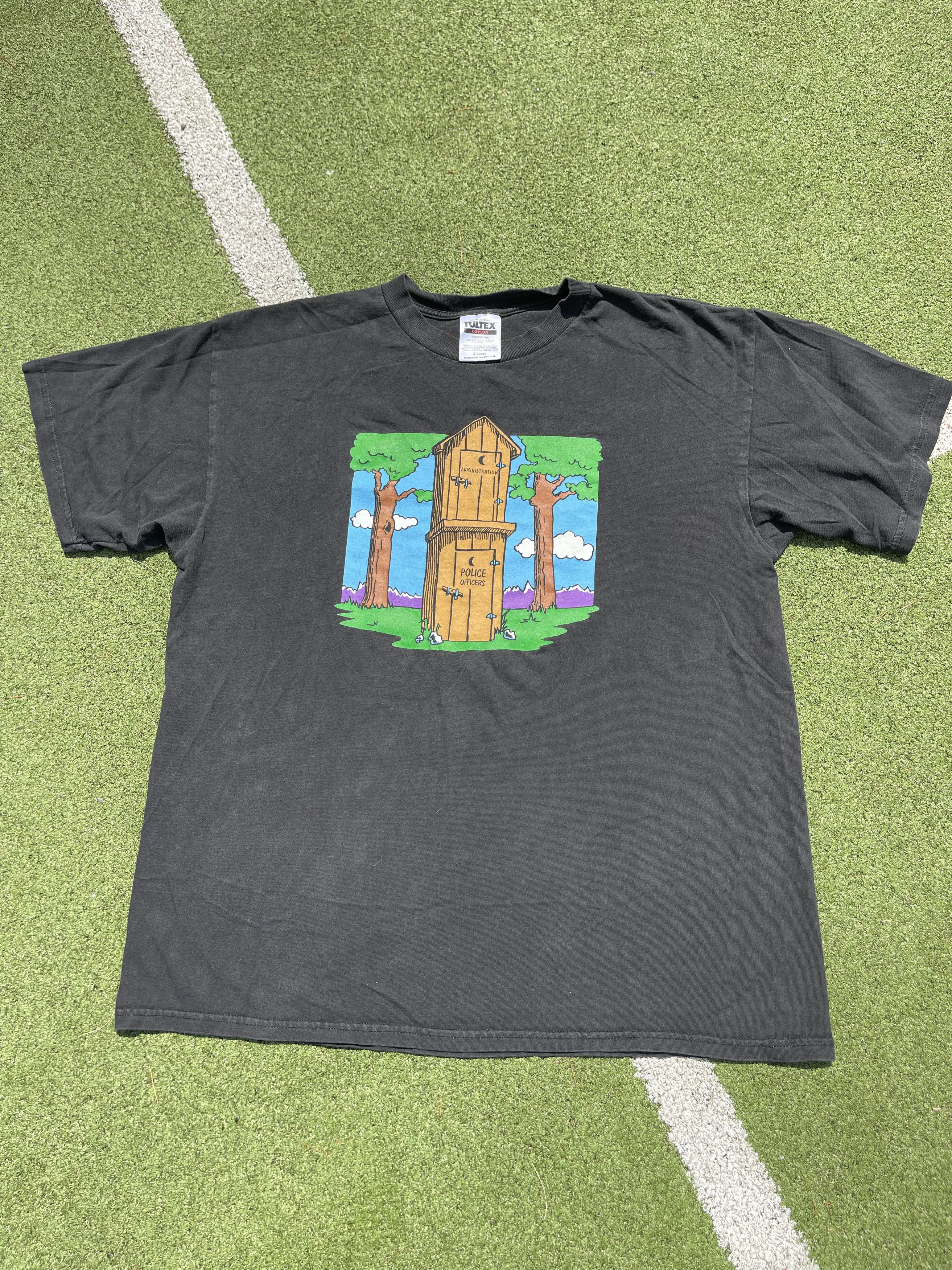 Vintage 1990's Police Government Politics Vintage Humor T-Shirt Size US XL / EU 56 / 4 - 6 Thumbnail