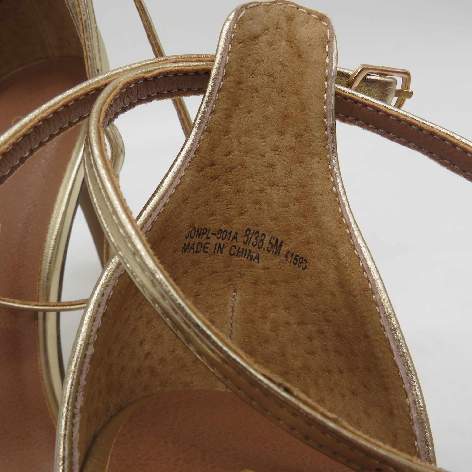 Chinese Laundry Chinese Laundry Women's Jasmine Dress Sandals Gold Size 8 NI Size US 8 / IT 38 - 5 Thumbnail