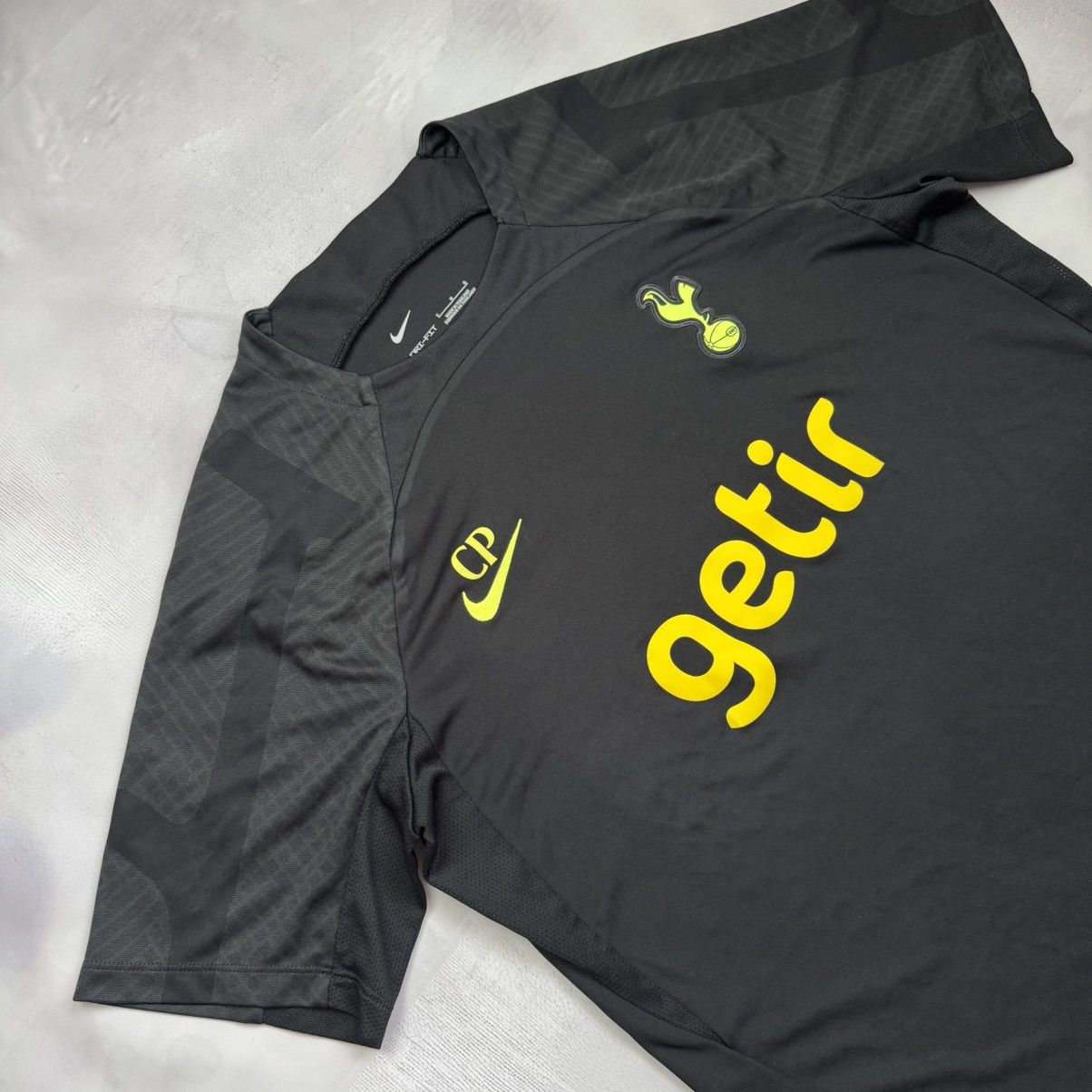 Nike Nike Tottenham Hotspur 22/23 Training Shirt Black Getir L Size US L / EU 52-54 / 3 - 5 Thumbnail