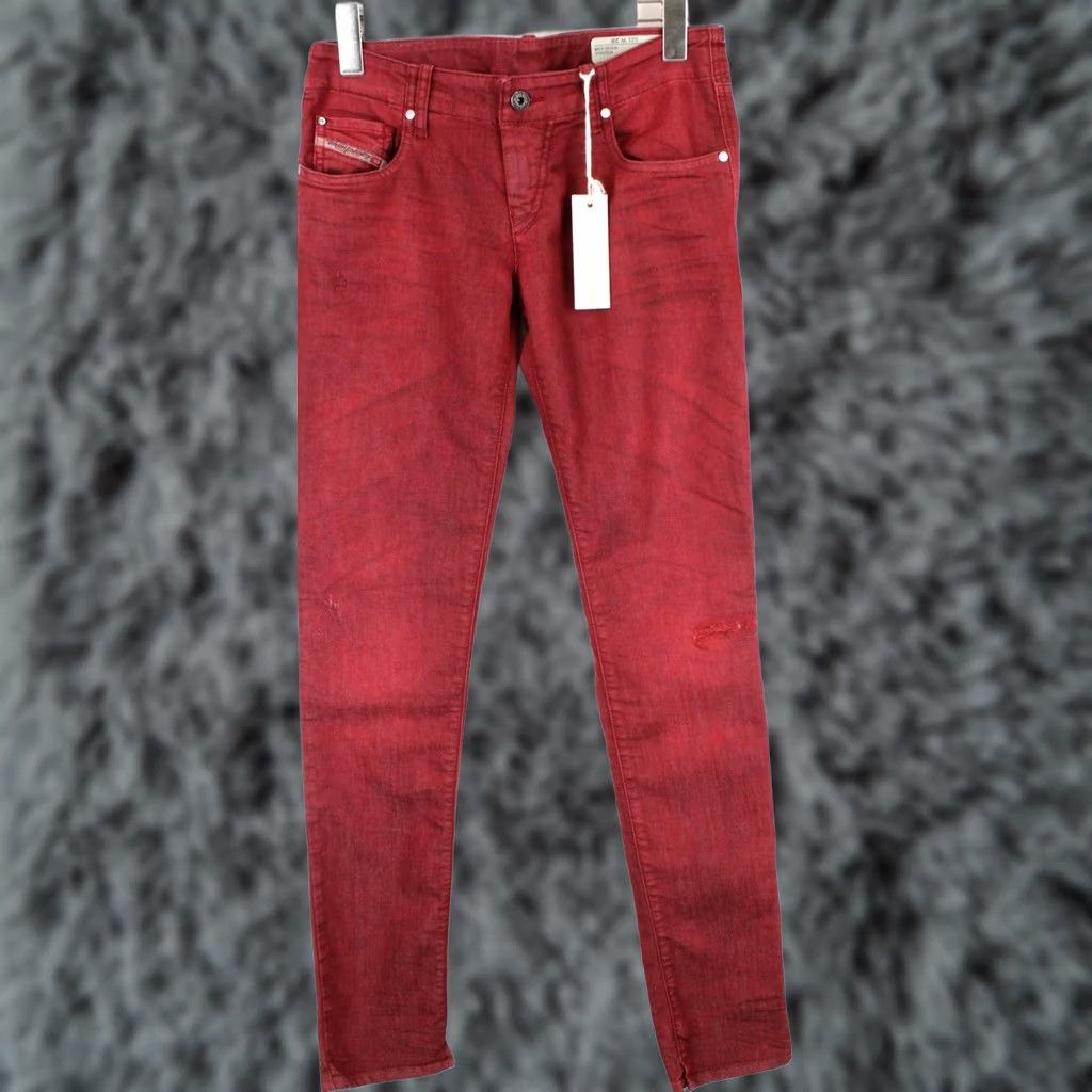 Diesel Diesel Jeans Womens W28 Gruppe Super Slim Skinny Low Waist 0830H Stretch Women Size 28" / US 6 / IT 42 - 1 Thumbnail