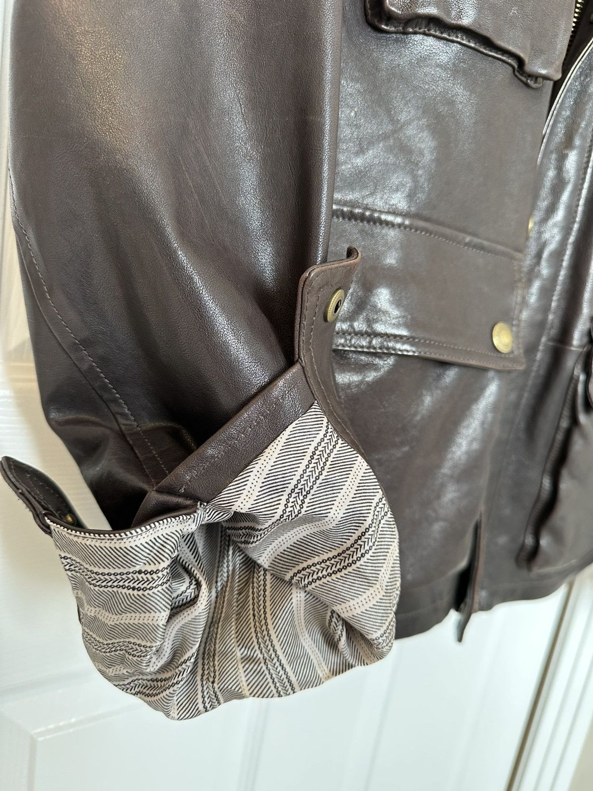 Coach Men’s Coach Leather Jacket Size US L / EU 52-54 / 3 - 3 Thumbnail