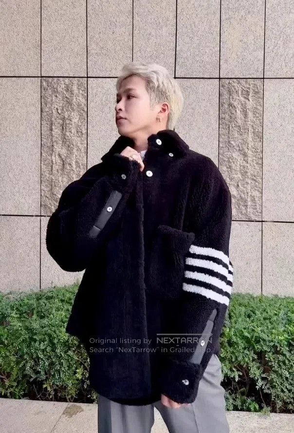 Thom Browne Thom Browne Black Leather and Fur Jacket Size US S / EU 44-46 / 1 - 5 Thumbnail