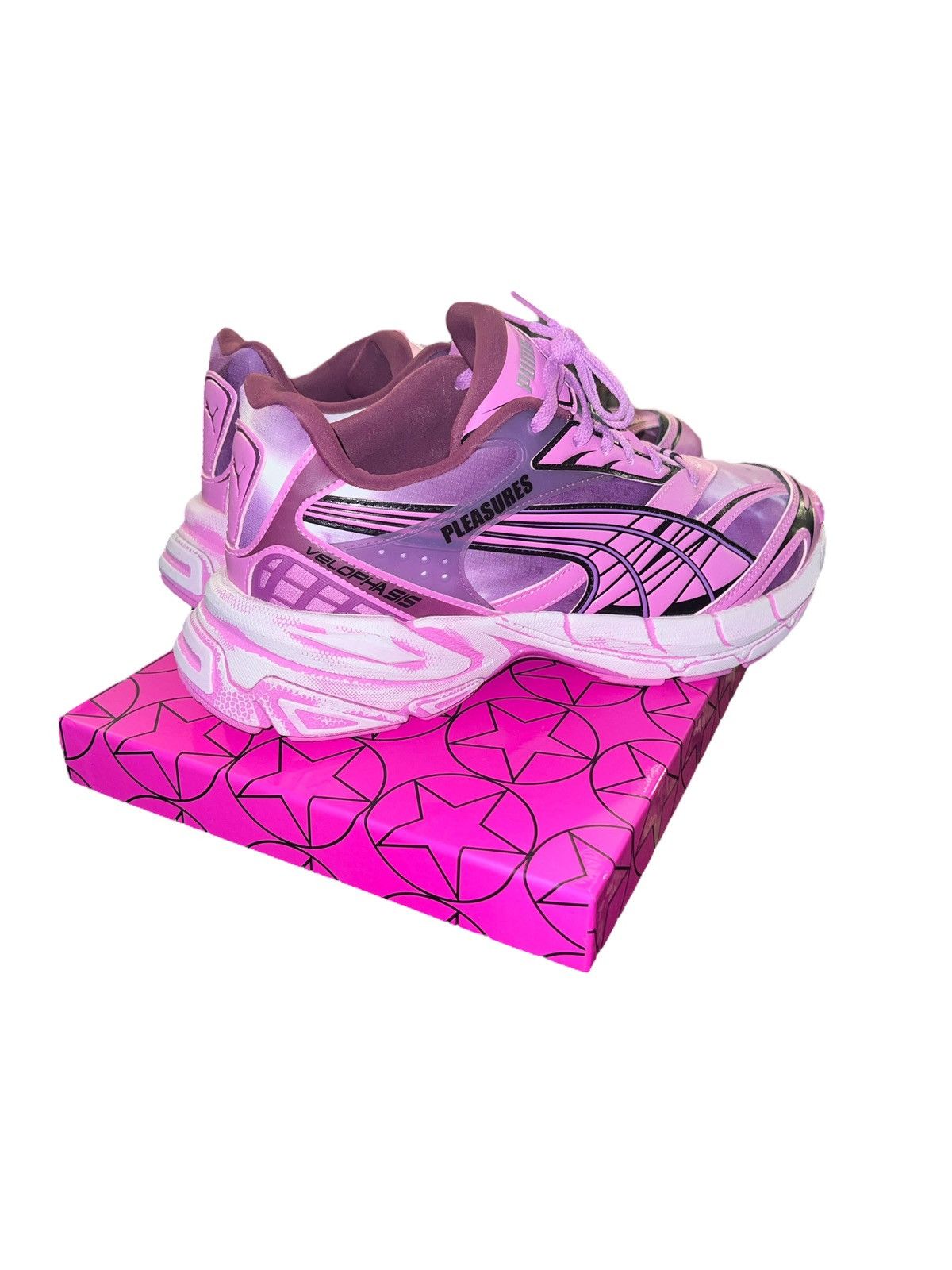 Pleasures × Puma Puma Velophasis Pleasures Grape Wine Size US 10 / EU 43 - 2 Thumbnail