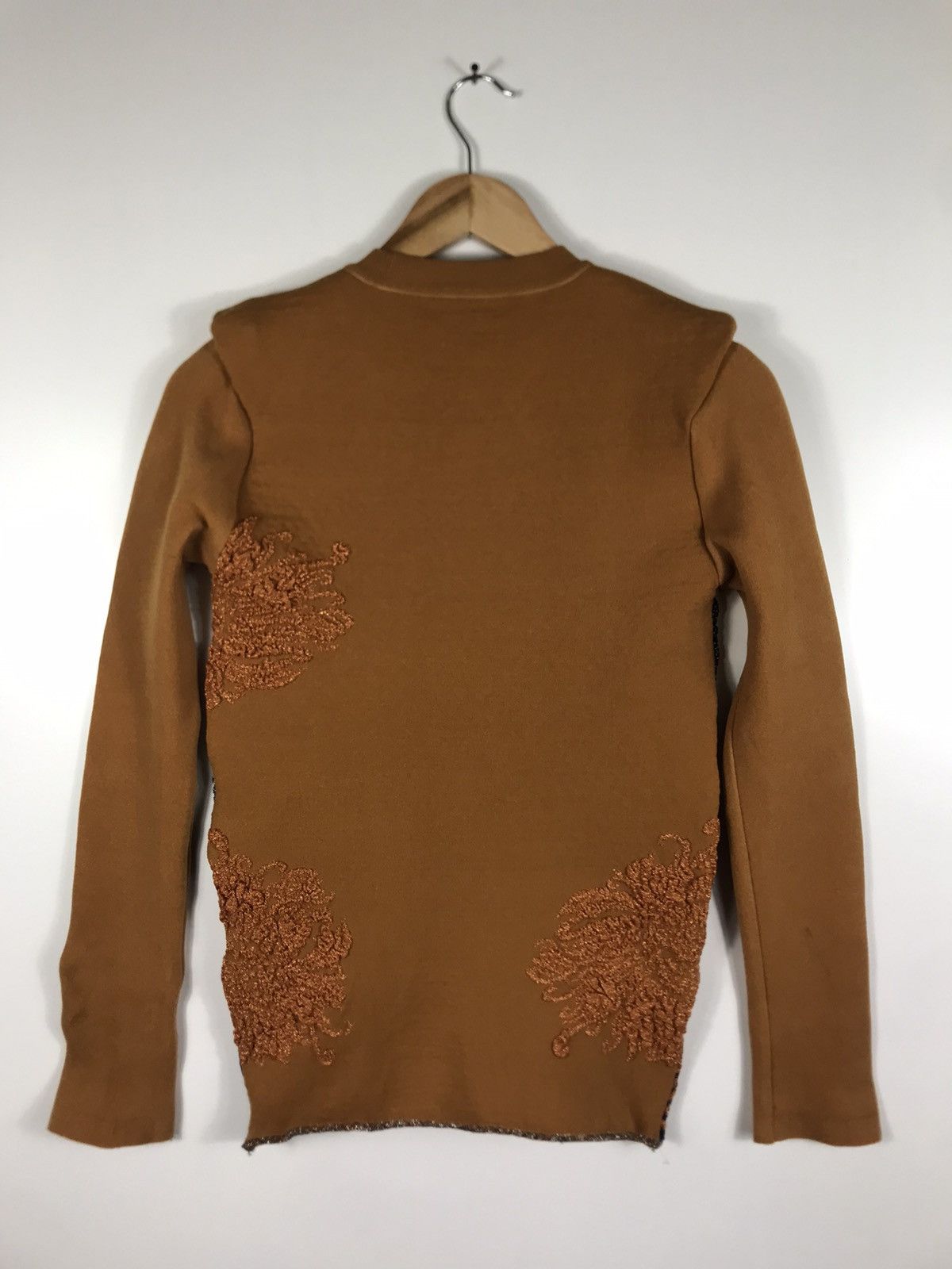 Toga 🔥Luxury Toga Archives AW24 Lame Jacquard Knit Top Size XS / US 0-2 / IT 36-38 - 14 Thumbnail
