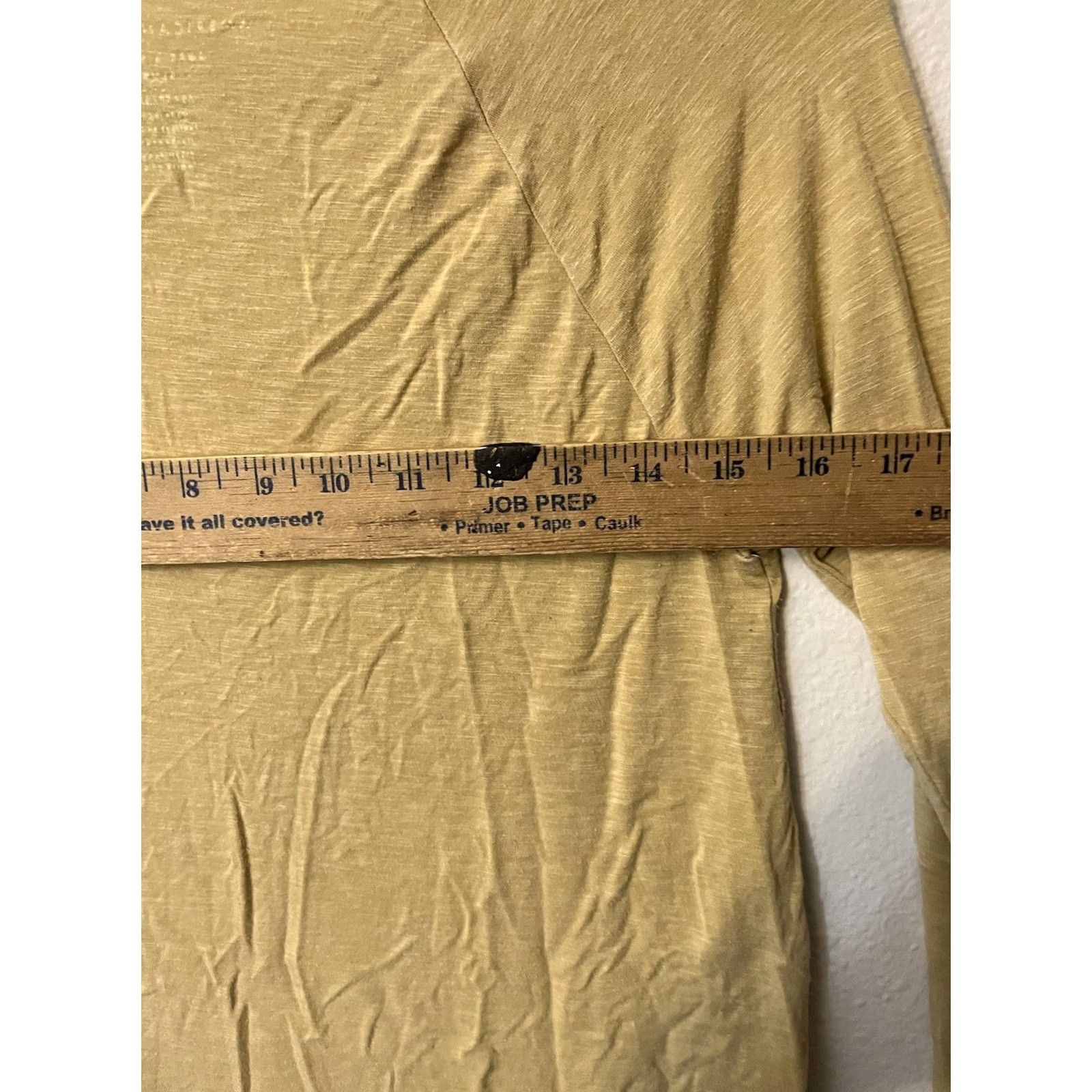 Vintage American Eagle Womens Crew Neck T-Shirt Yellow Solid Size XS Short Sleeve Size 26" / US 2 / IT 38 - 3 Thumbnail