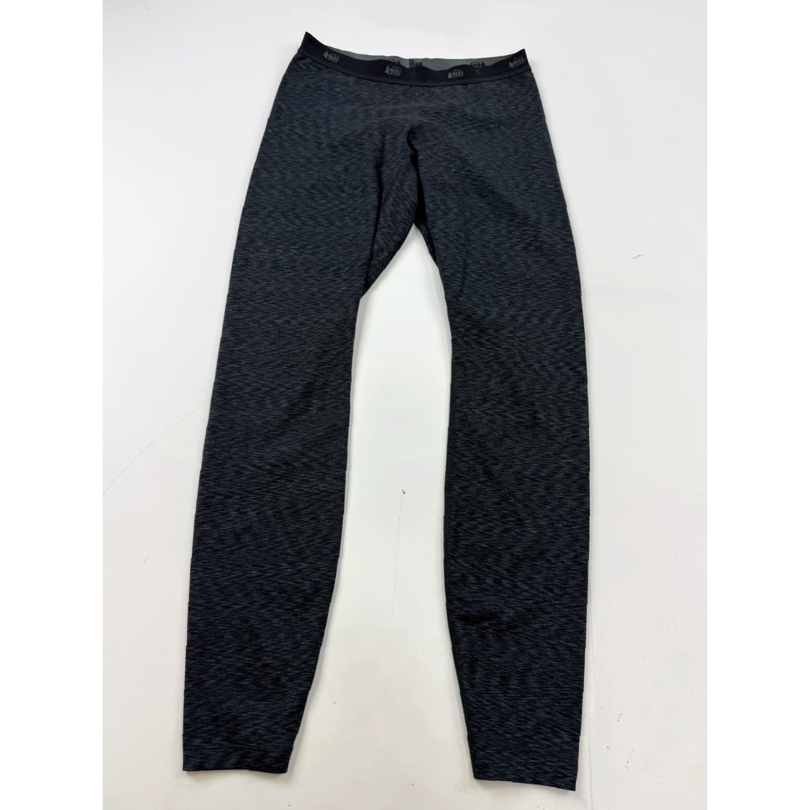Vintage REI Co-op Leggings Womens Small Gray Ankle Base Layer Thermal Hiking Skiing Walking Activewear Skinny Elastic Waist 27.5 in Inseam Womens Small S Size 28" / US 6 / IT 42 - 2 Thumbnail