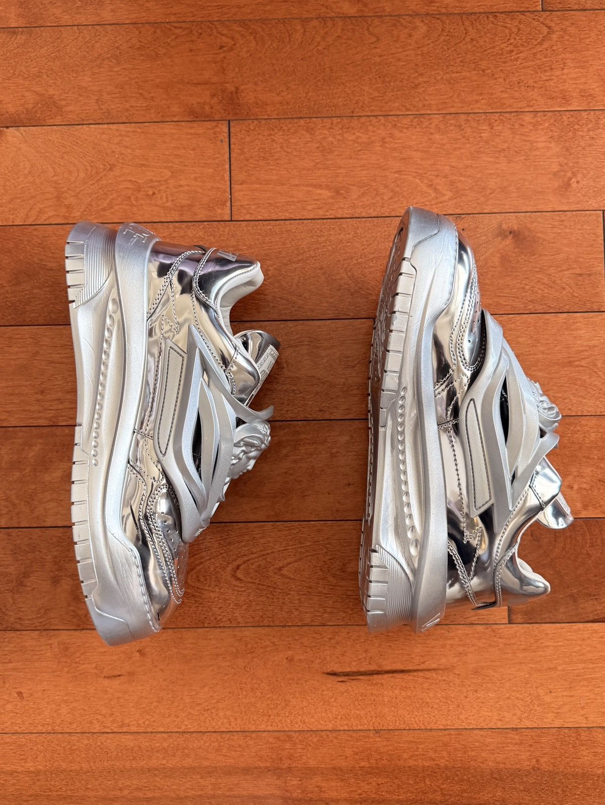 Versace Metallic Odissea Sneakers Size US 9.5 / EU 42-43 - 2 Thumbnail