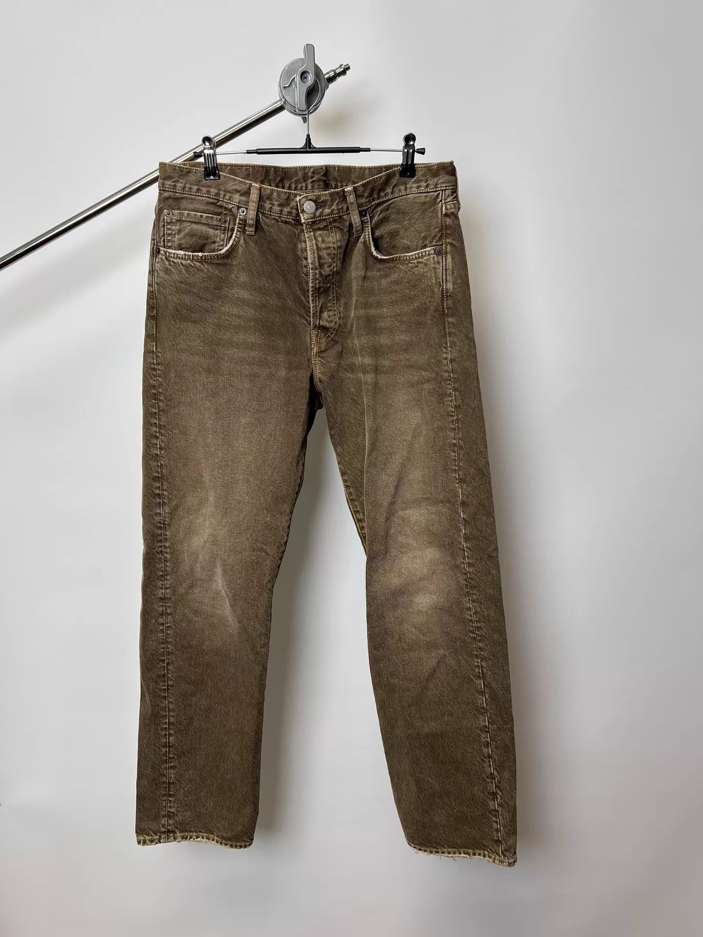 Acne Studios Acne Studios 1996 Dust Devil Washed Orange Jeans 32 Size US 32 / EU 48 - 1 Thumbnail