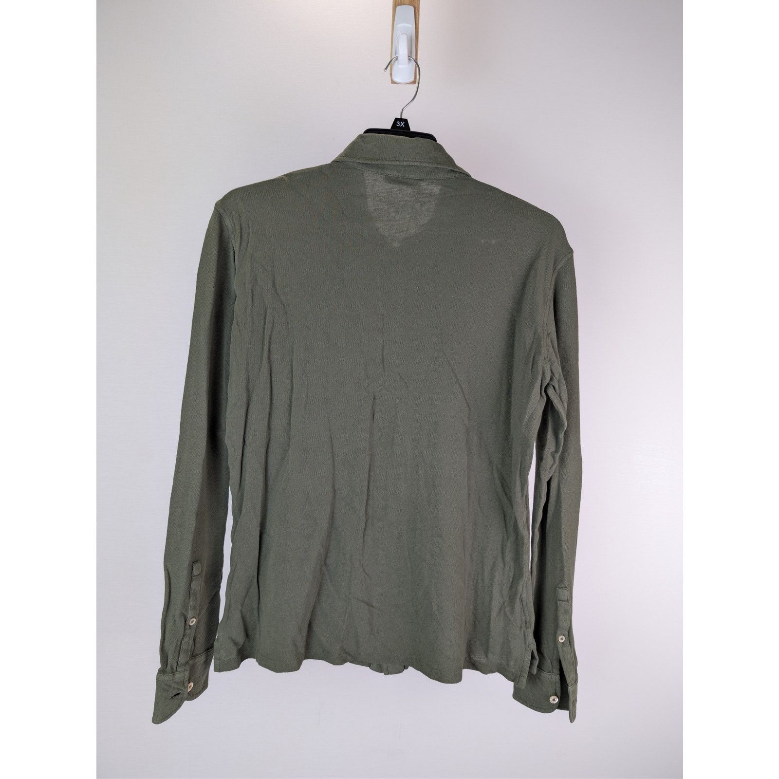 Boglioli o1rshd1 CC20 Cotton French Collar Shirt in Dark Green Size US S / EU 44-46 / 1 - 9 Thumbnail
