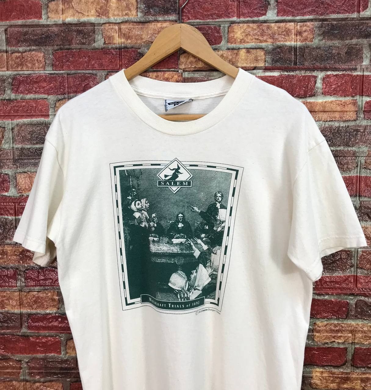 Salem Sportswear × Vintage RARE VINTAGE 1994 SALEM XTREME DESIGN WITCHCRAFT TRIALS Size US M / EU 48-50 / 2 - 3 Thumbnail