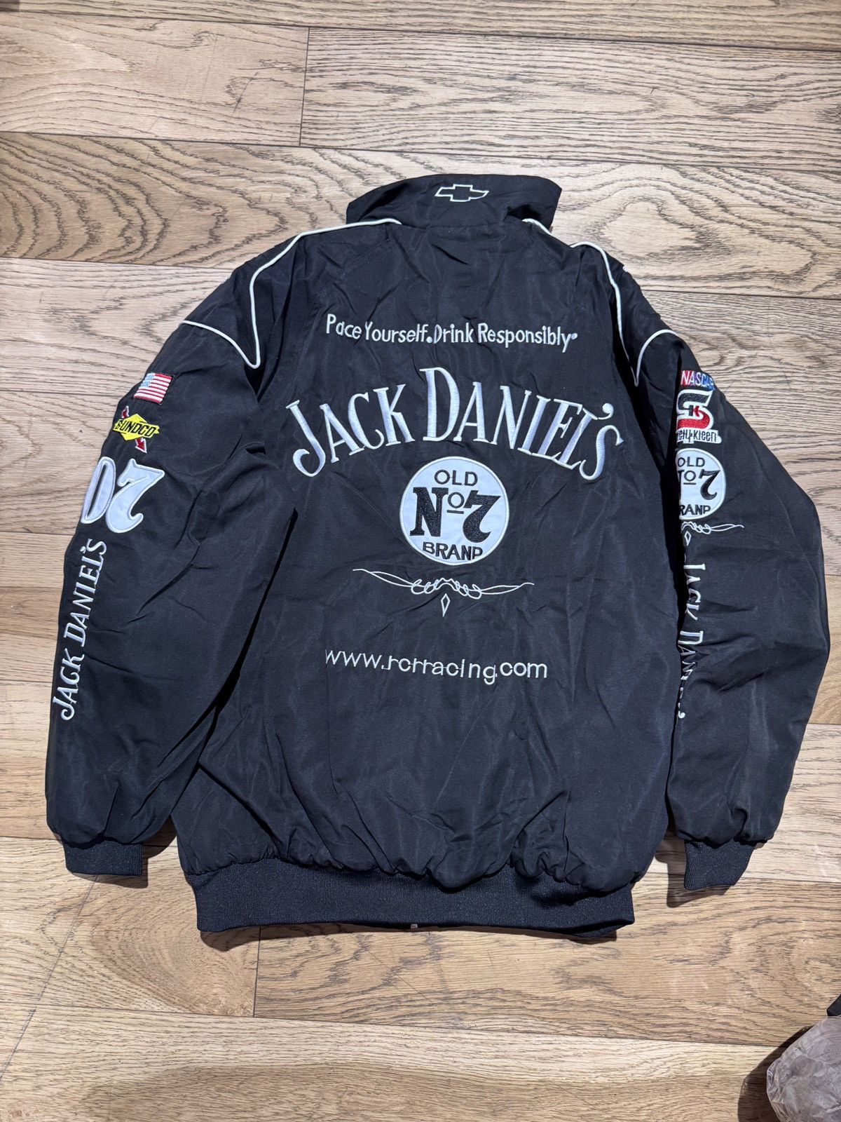 NASCAR × Vintage Embroidered NASCAR bomber jacket Porsche size L Size US L / EU 52-54 / 3 - 7 Thumbnail