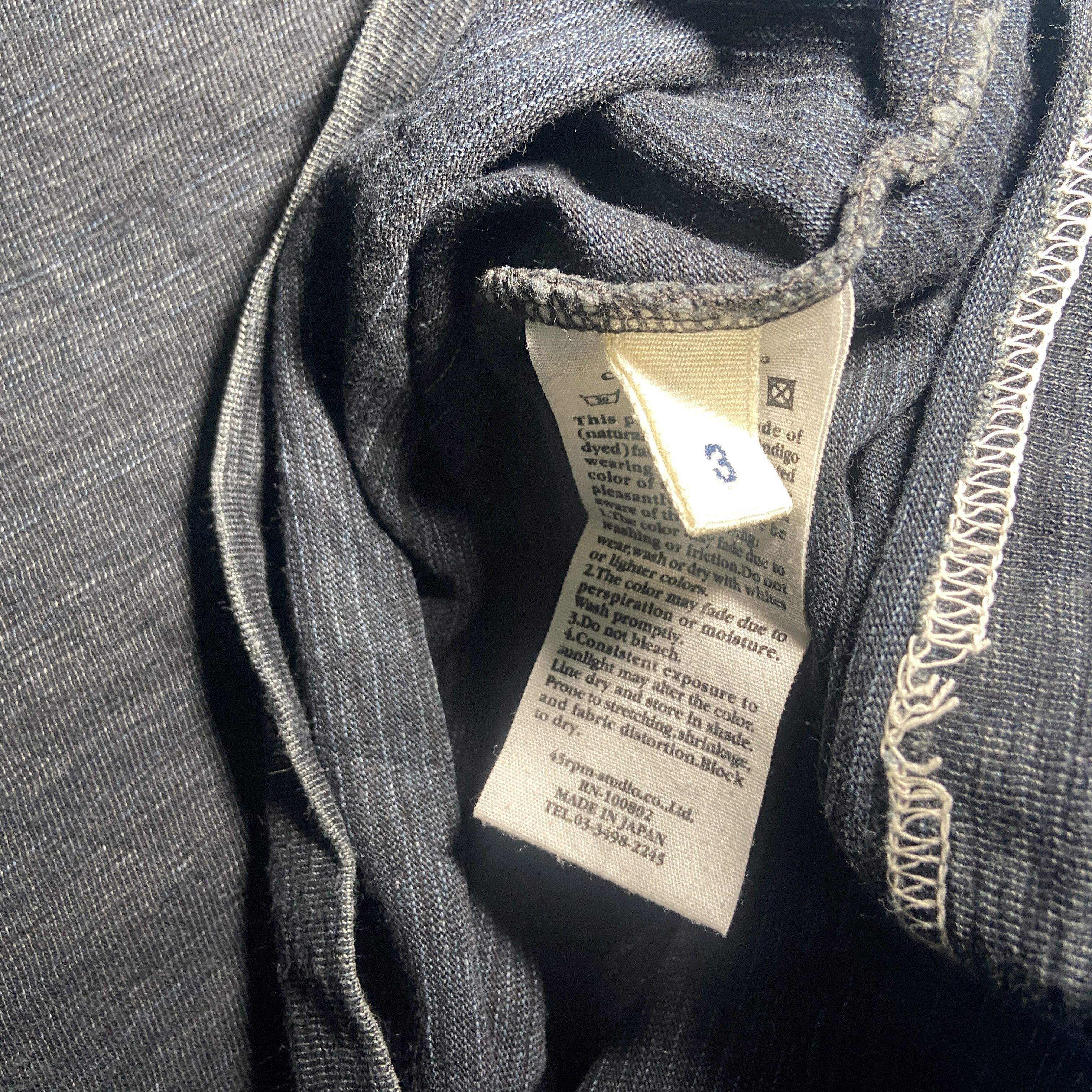 45rpm × HOLLYWOOD RANCH MARKET 45RPM indigo polo Shirt 45Rglobal Size US M / EU 48-50 / 2 - 5 Thumbnail