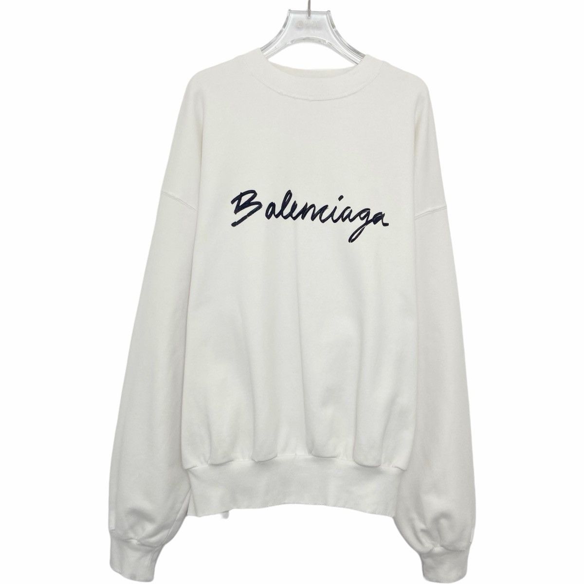Balenciaga Balenciaga Letter Printed Long Sleeve Sweatshirt K26WX Size US S / EU 44-46 / 1 - 1 Thumbnail