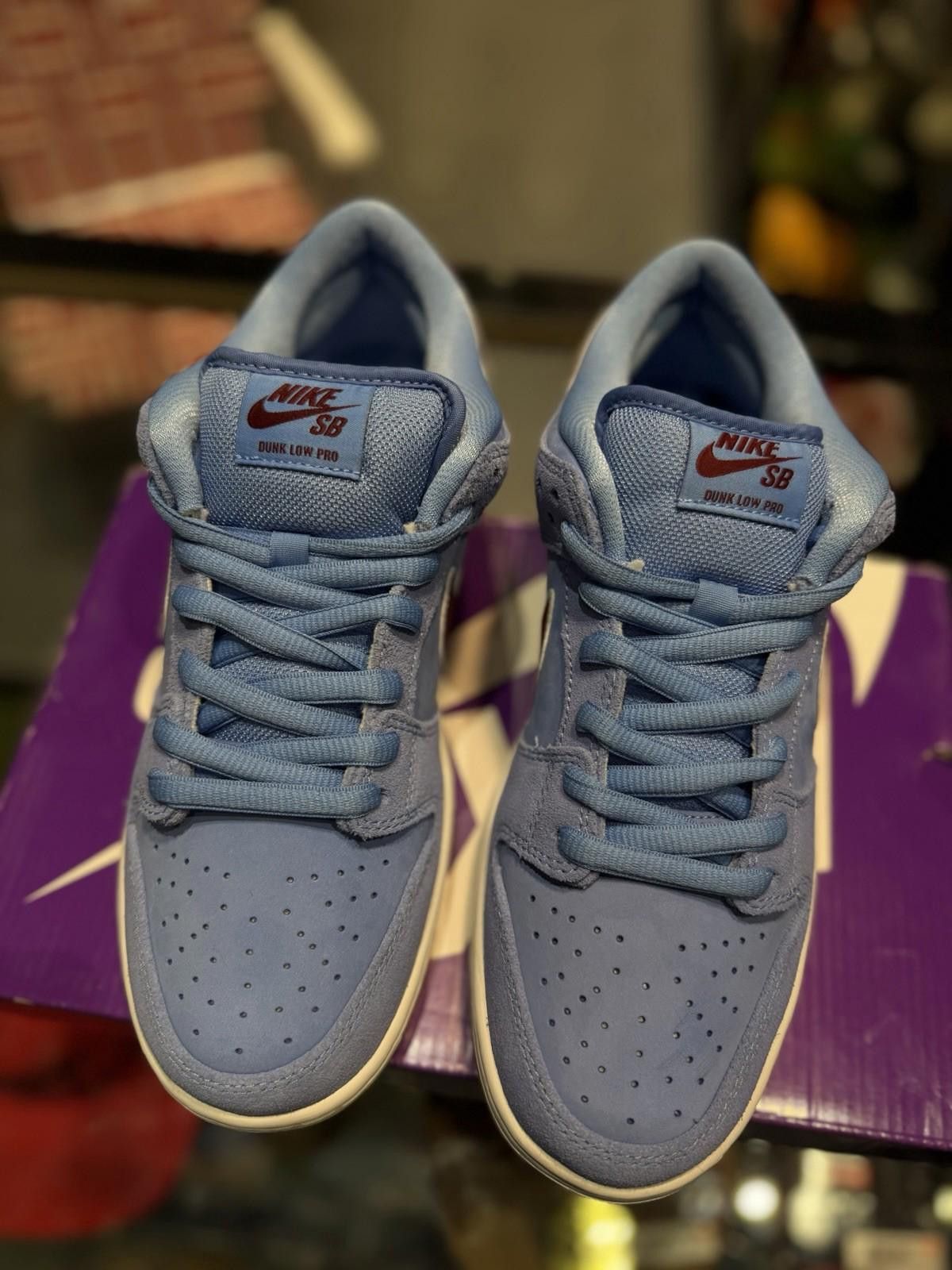 Nike Size 9 - Nike SB Dunk Low Prm Philadelphia Phillies Blue Size US 9 / EU 42 - 4 Thumbnail