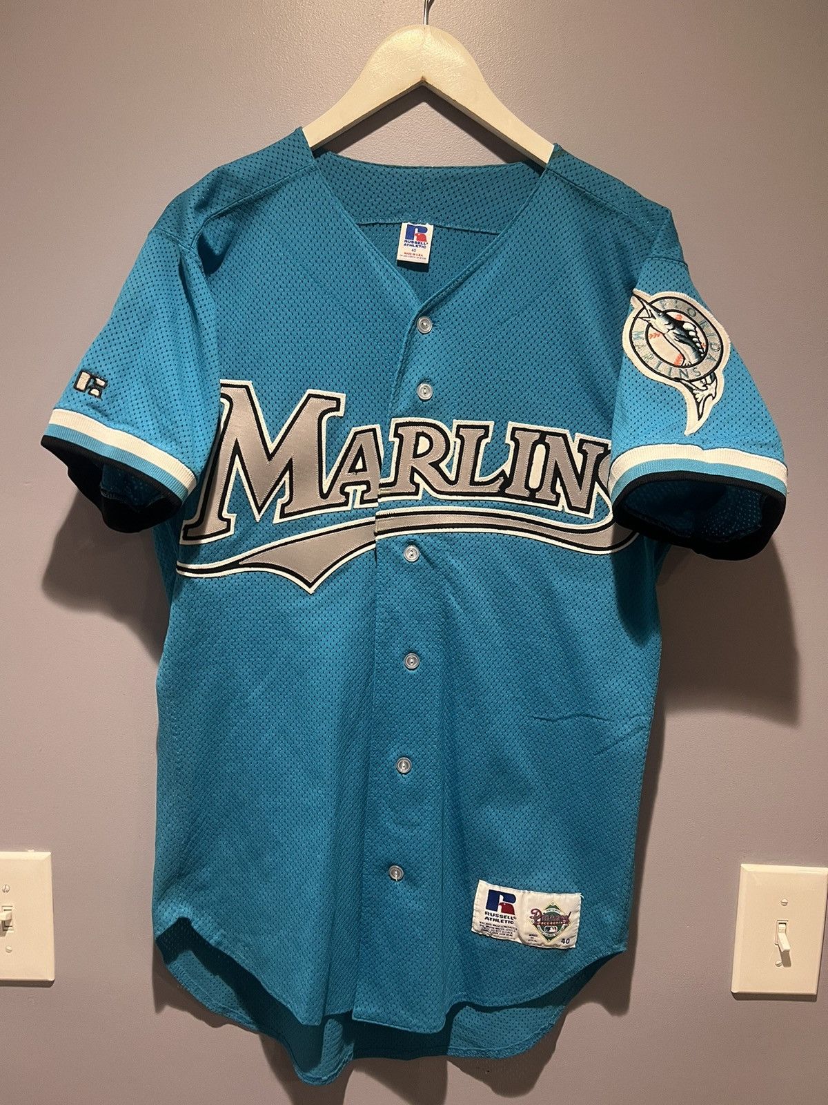 MLB × Russell Athletic × Vintage Vintage Florida Marlins Jersey Size US M / EU 48-50 / 2 - 1 Thumbnail
