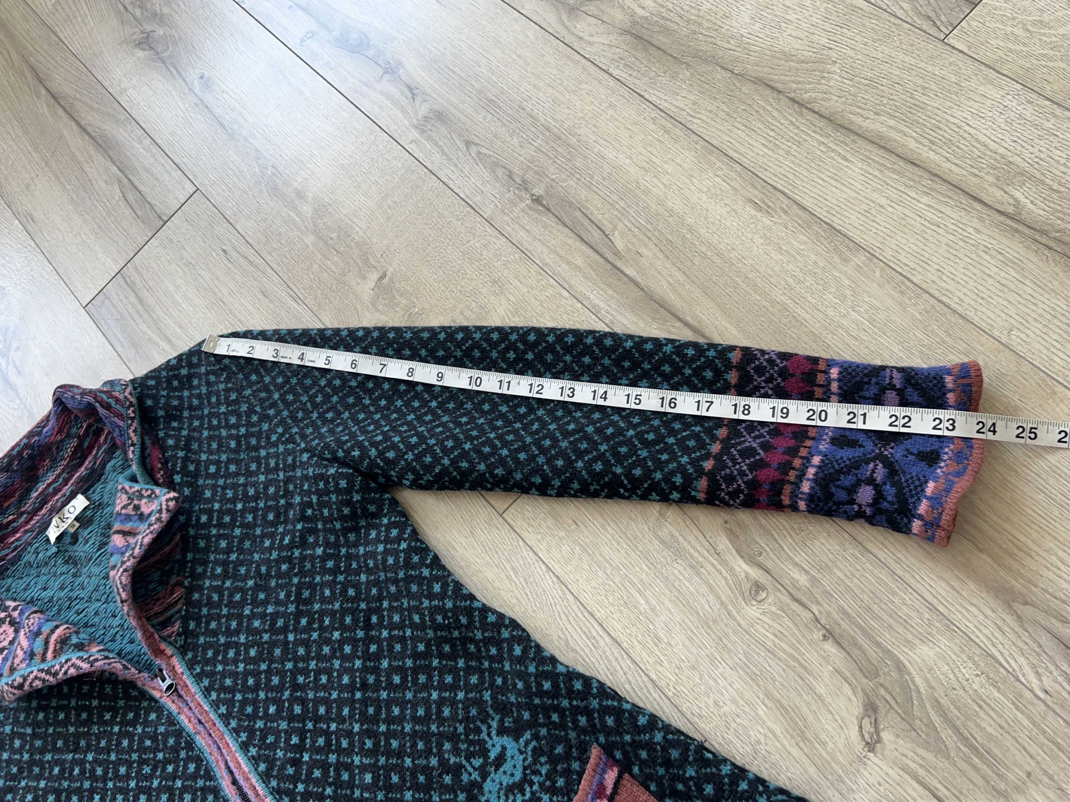 Traditional Weatherwear × Vintage Womens IVKO Long Zip Jacket Wool Cardigan Sweater Size 38 Size XS / US 0-2 / IT 36-38 - 8 Thumbnail