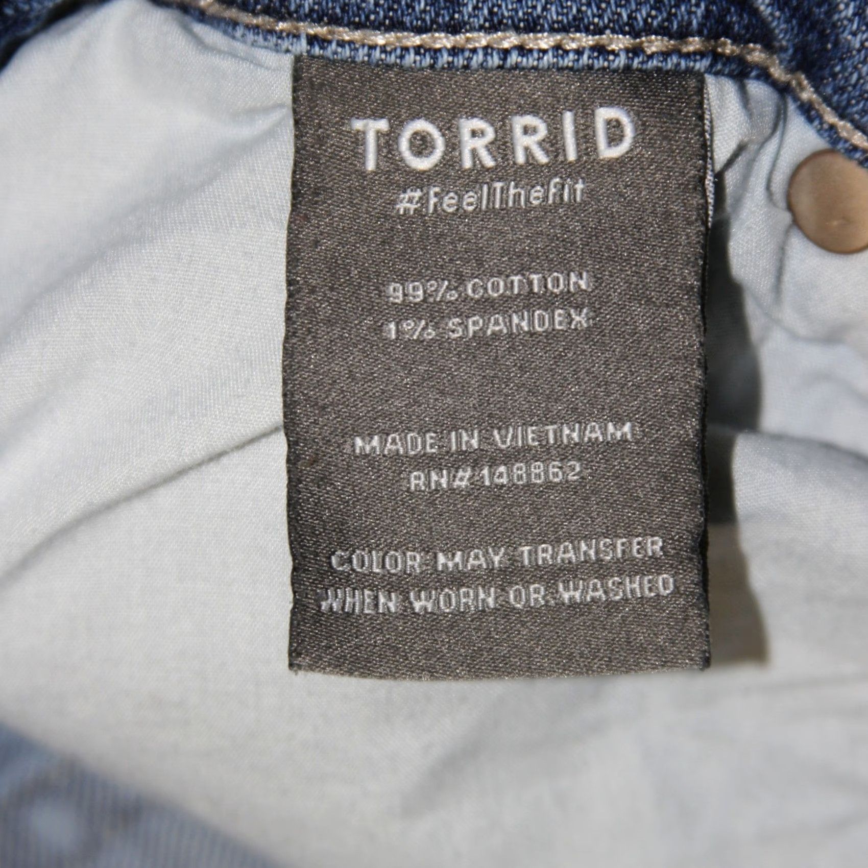 Torrid Torrid Jeans Womens Plus Slim Bootcut Denim 20W Blue Mid Rise Stretch 5-Pocket 31.5 Inseam Size 42" / US 20 - 5 Thumbnail