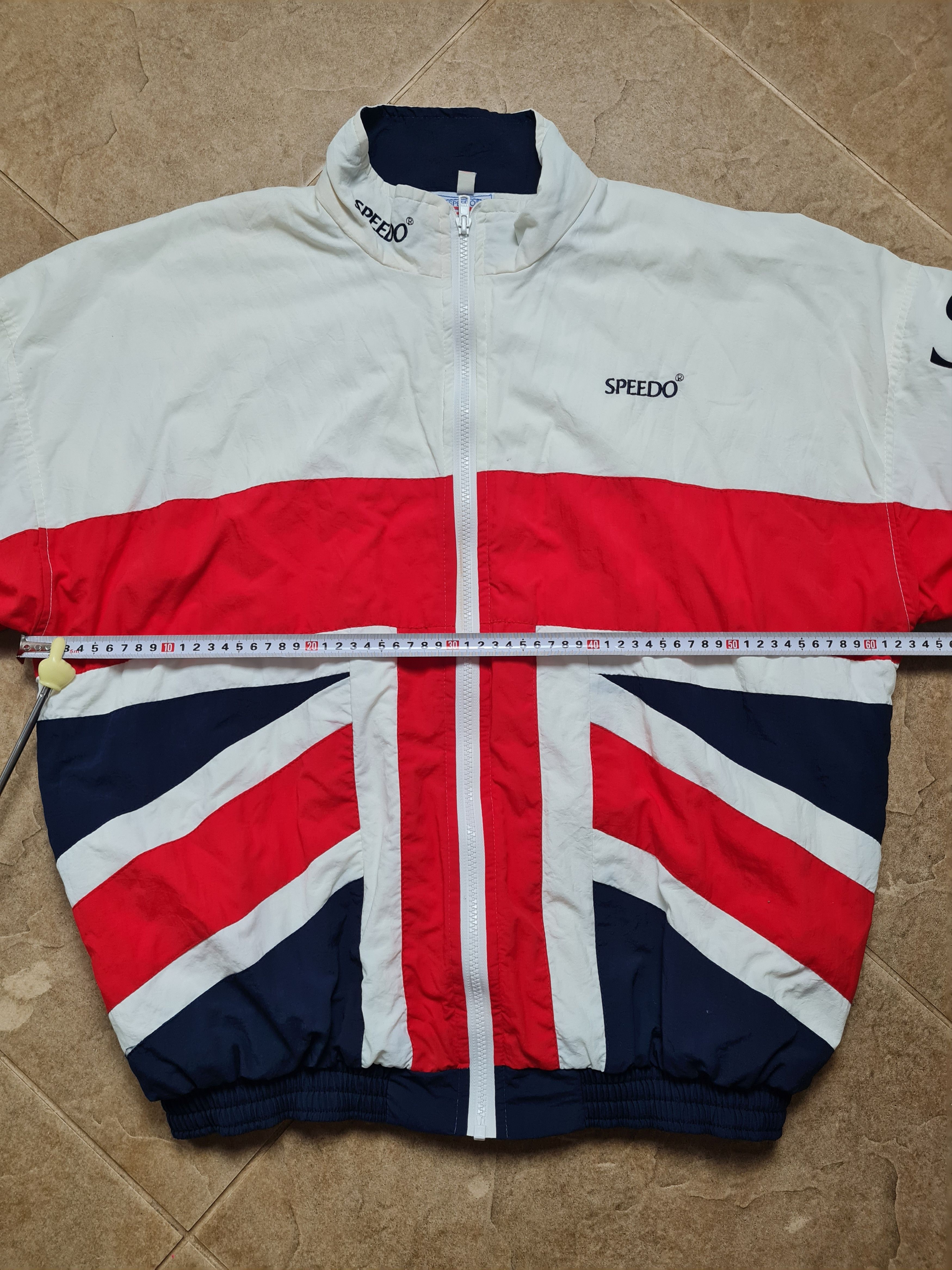 Speedo Vintage Jacket Speedo Union Jack Triathelite 80s Windbreaker Size US S / EU 44-46 / 1 - 8 Thumbnail