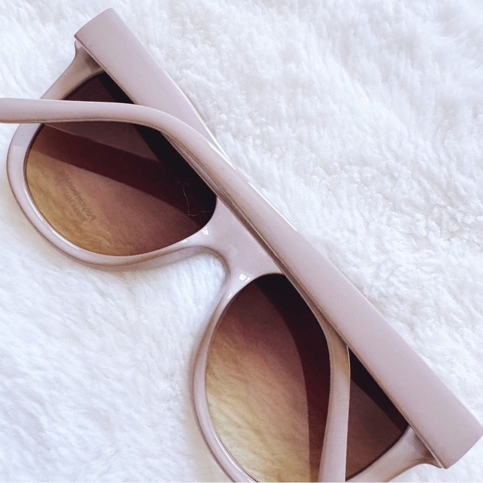 Other Mina Light Tan Chic Sunglasses Size ONE SIZE - 13 Thumbnail