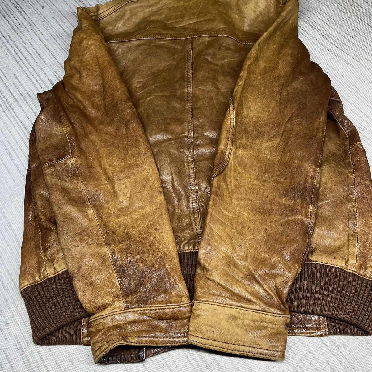 Massimo Dutti Massimo Dutti Brown motorcycle Leather Jacket Size US M / EU 48-50 / 2 - 10 Thumbnail
