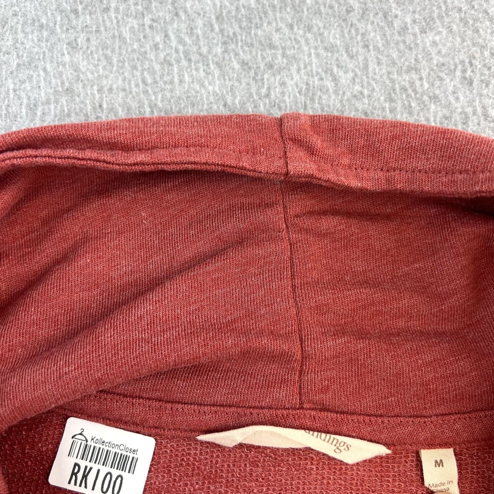Soft Surroundings Soft Surroundings Sweater Womens Medium Red Button Collar Pullover Long Pocketed Size M / US 6-8 / IT 42-44 - 6 Thumbnail