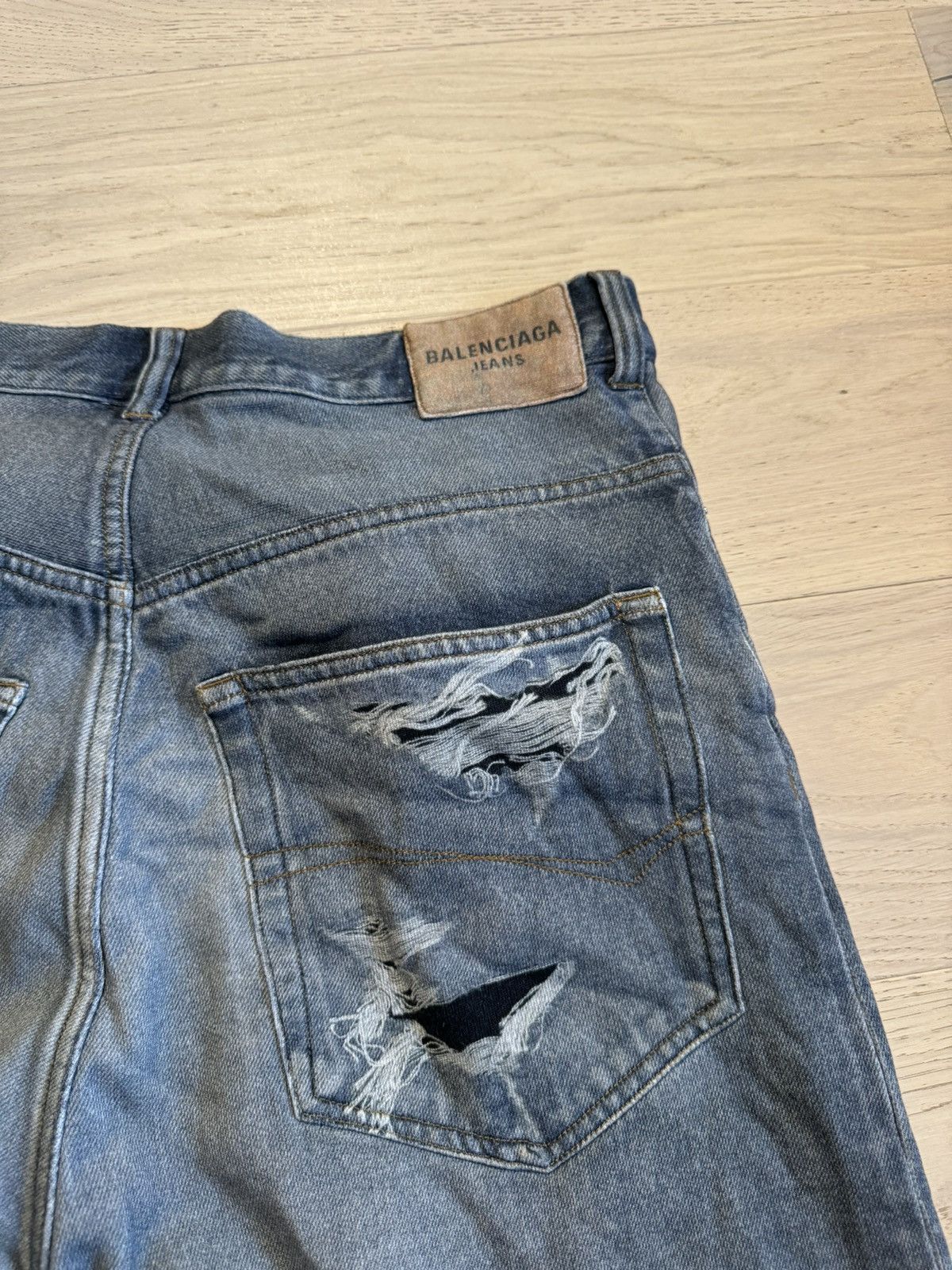 Balenciaga Balenciaga Trompe L'Oeil Jeans Size US 32 / EU 48 - 6 Thumbnail
