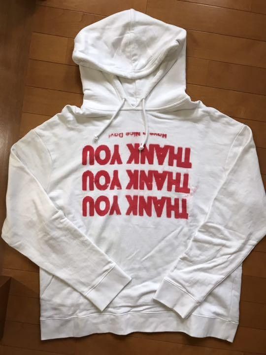 Raf Simons FW17 THANK YOU HOODIE | Grailed