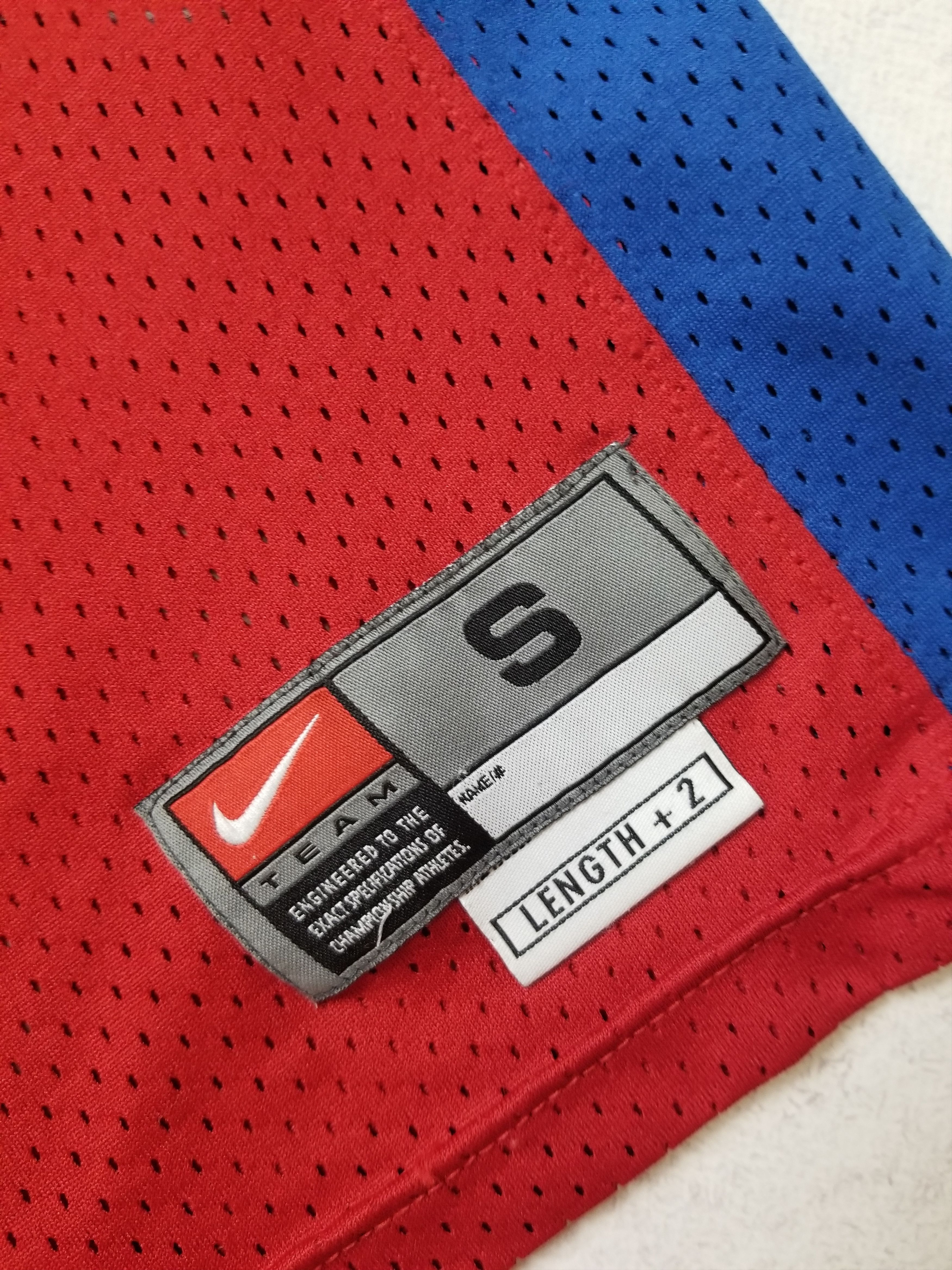 Nike VTG Elton Brand Los Angeles Clippers #42 Red and Blue Jersey Size US S / EU 44-46 / 1 - 17 Thumbnail