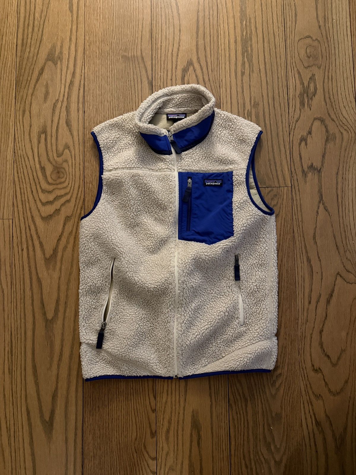Patagonia Patagonia Retro X Vest size M Beige and Blue Size US M / EU 48-50 / 2 - 1 Thumbnail