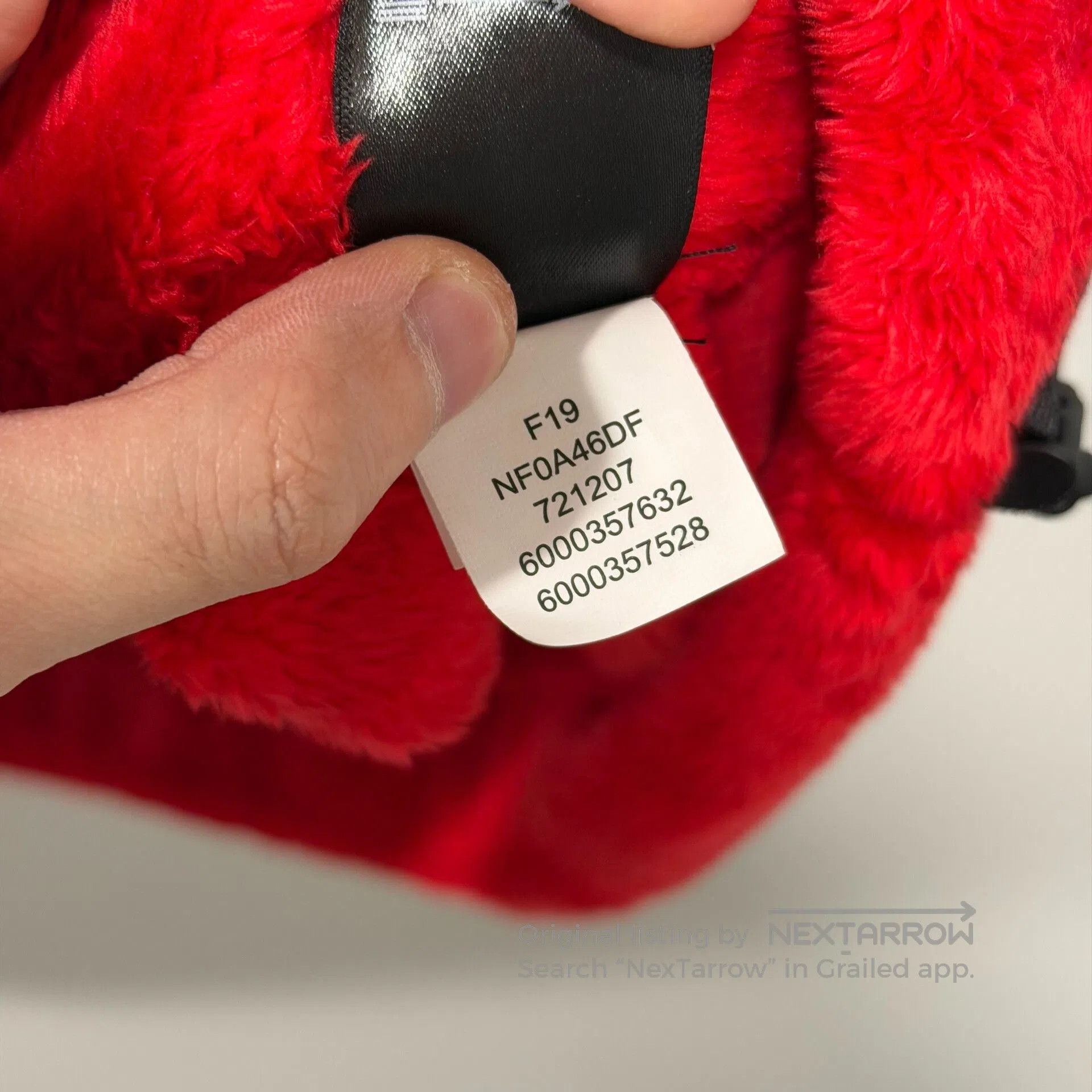 The North Face North Face Red Faux Fur Jacket XL. Size US XL / EU 56 / 4 - 7 Thumbnail