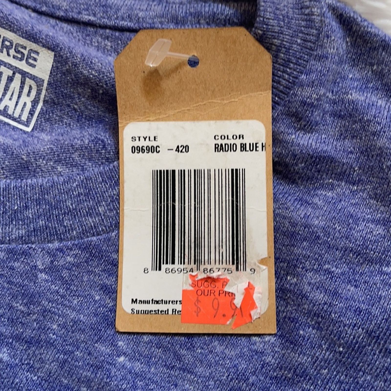 Converse Converse Radio Blue/Green Small T-Shirt Size S / US 4 / IT 40 - 7 Thumbnail