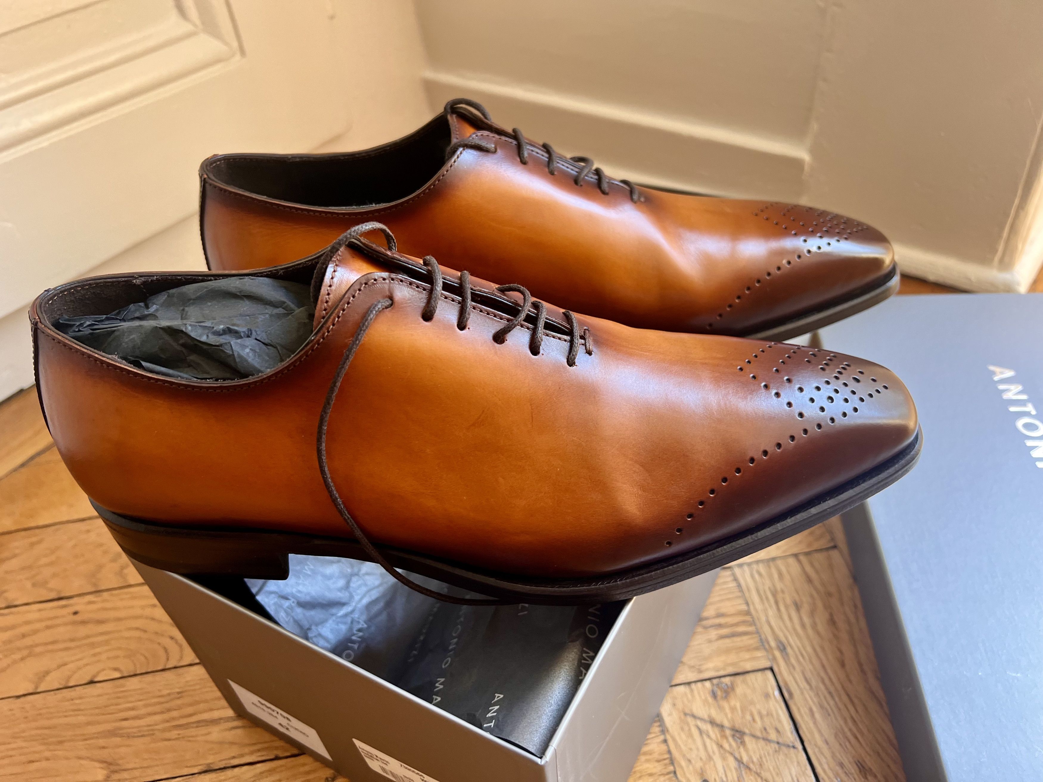 Antonio Maurizi New Wholecut oxford brogue sz 42 / us9 Size US 9 / EU 42 - 6 Thumbnail