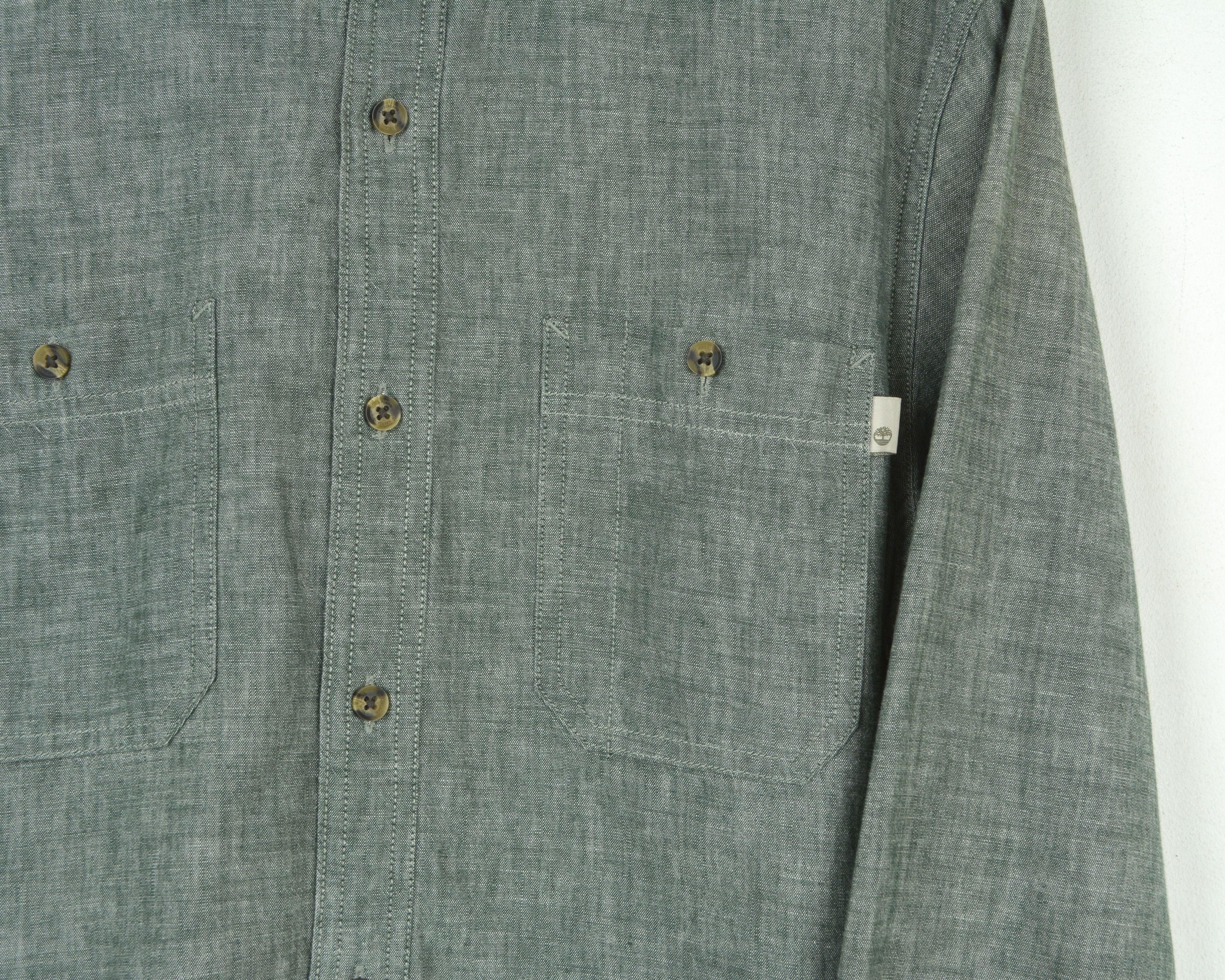 Timberland TIMBERLAND S Casual Shirt Long Sleeved Cotton Button Formal Size US S / EU 44-46 / 1 - 3 Thumbnail